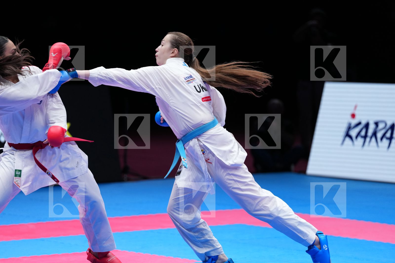 KYDONAKI KYRIAKI (GREECE) vs BULAY DARIIA (UKRAINE) in Female Kumite 68+ Kg - Final Bout
