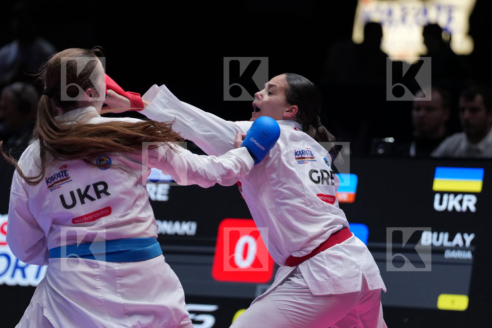 KYDONAKI KYRIAKI (GREECE) vs BULAY DARIIA (UKRAINE) in Female Kumite 68+ Kg - Final Bout