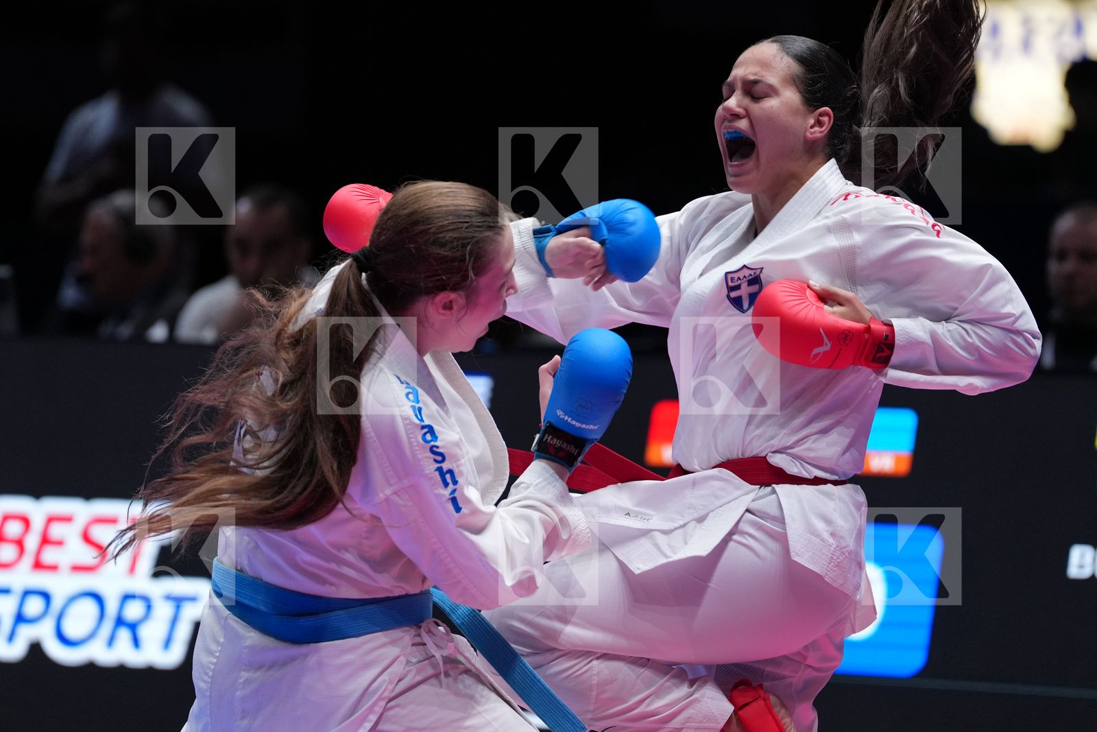 KYDONAKI KYRIAKI (GREECE) vs BULAY DARIIA (UKRAINE) in Female Kumite 68+ Kg - Final Bout