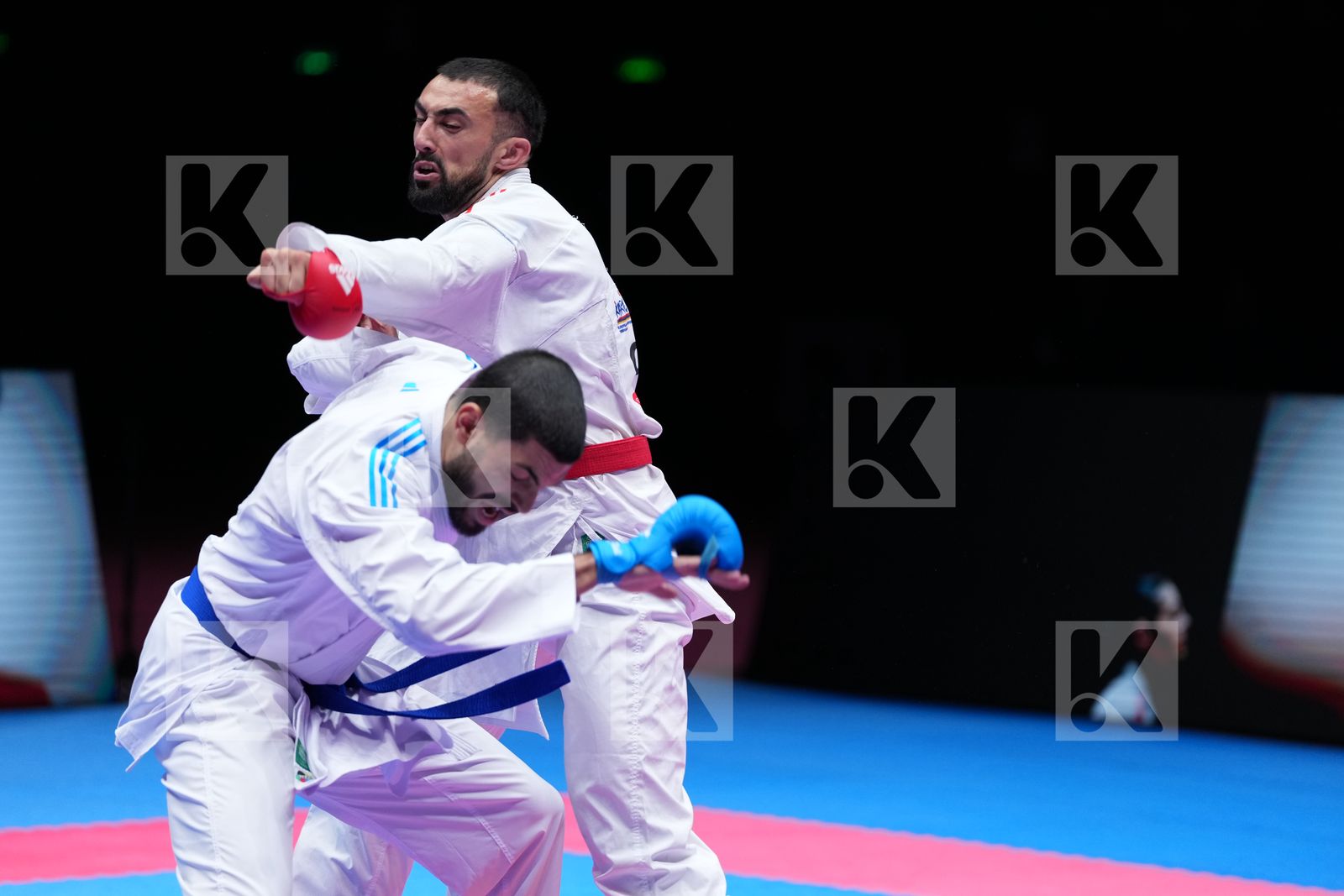 KVESIC ANDJELO (CROATIA) vs FILALI MEHDI (FRANCE) in Male Kumite 84+ Kg - Final Bout