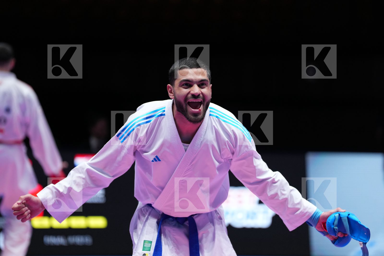 KVESIC ANDJELO (CROATIA) vs FILALI MEHDI (FRANCE) in Male Kumite 84+ Kg - Final Bout