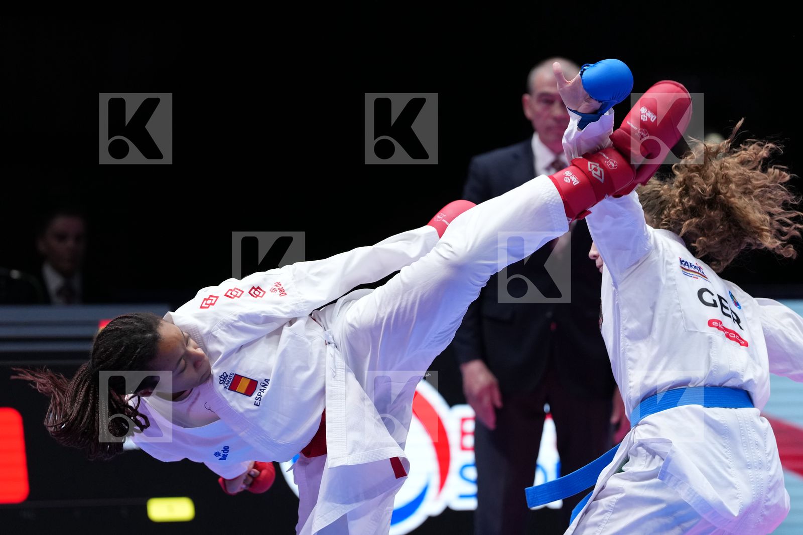 NIETO_MEJIAS MARIA_ISABEL (SPAIN) vs RIEDEL HANNAH (GERMANY) in Female Kumite -68 Kg - Final Bout