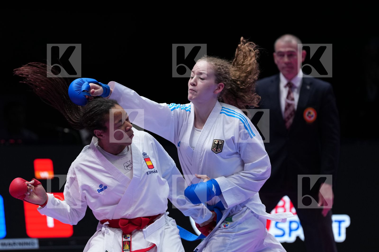 NIETO_MEJIAS MARIA_ISABEL (SPAIN) vs RIEDEL HANNAH (GERMANY) in Female Kumite -68 Kg - Final Bout