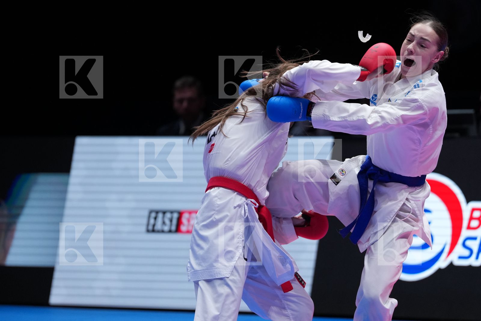 GIRVICA BEATA (LATVIA) vs SHOLOHOVA OLEKSANDRA (UKRAINE) in Female Kumite -61 Kg - Final Bout