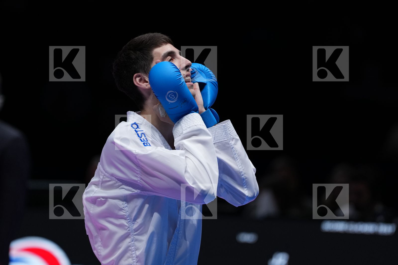 MIKULIC NEMANJA (MONTENEGRO) vs SHARAFUTDINOV ERNEST (EKF-1) in Male Kumite -75 Kg - Final Bout