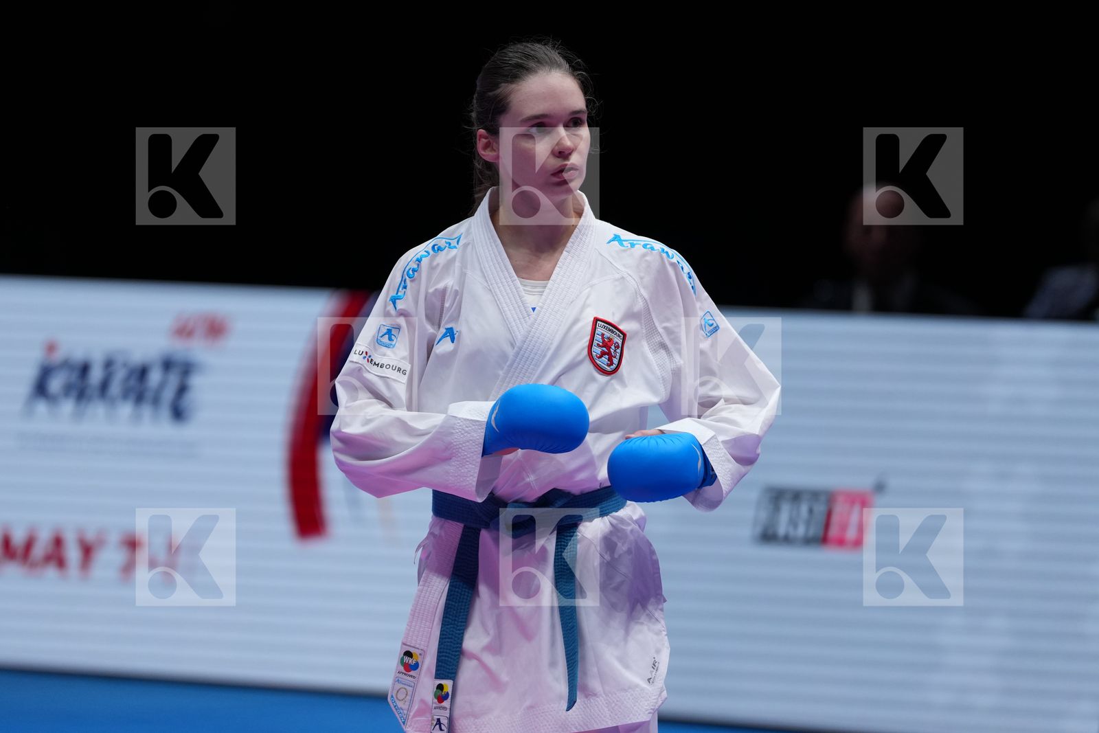 BITSCH MIA (GERMANY) vs WARLING JENNIFER (LUXEMBOURG) in Female Kumite -55 Kg - Final Bout