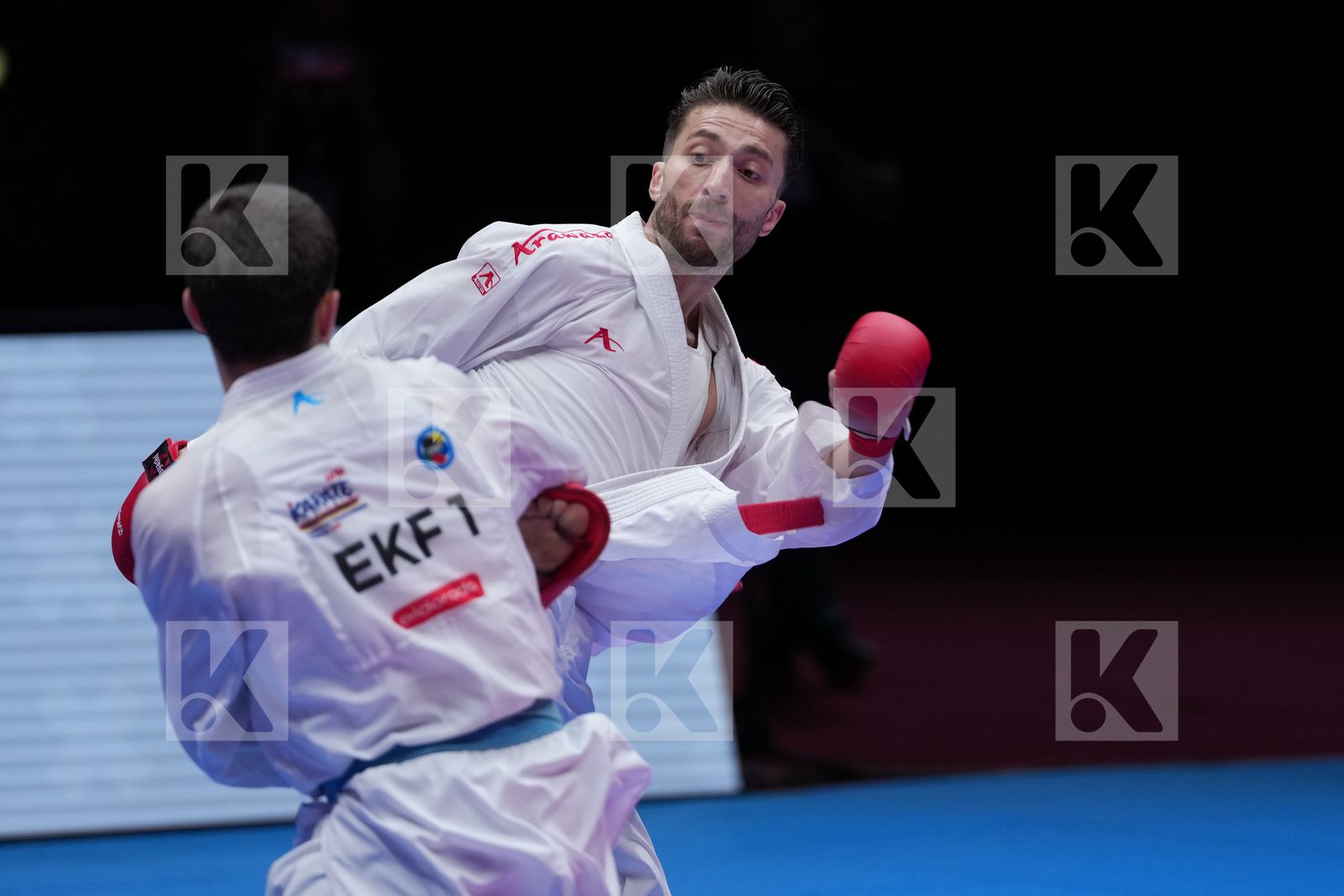 OZER OMER_ABDURRAHIM (TURKIYE) vs OGANNISIAN IURIK (EKF-1) in Male Kumite -67 Kg - Final Bout