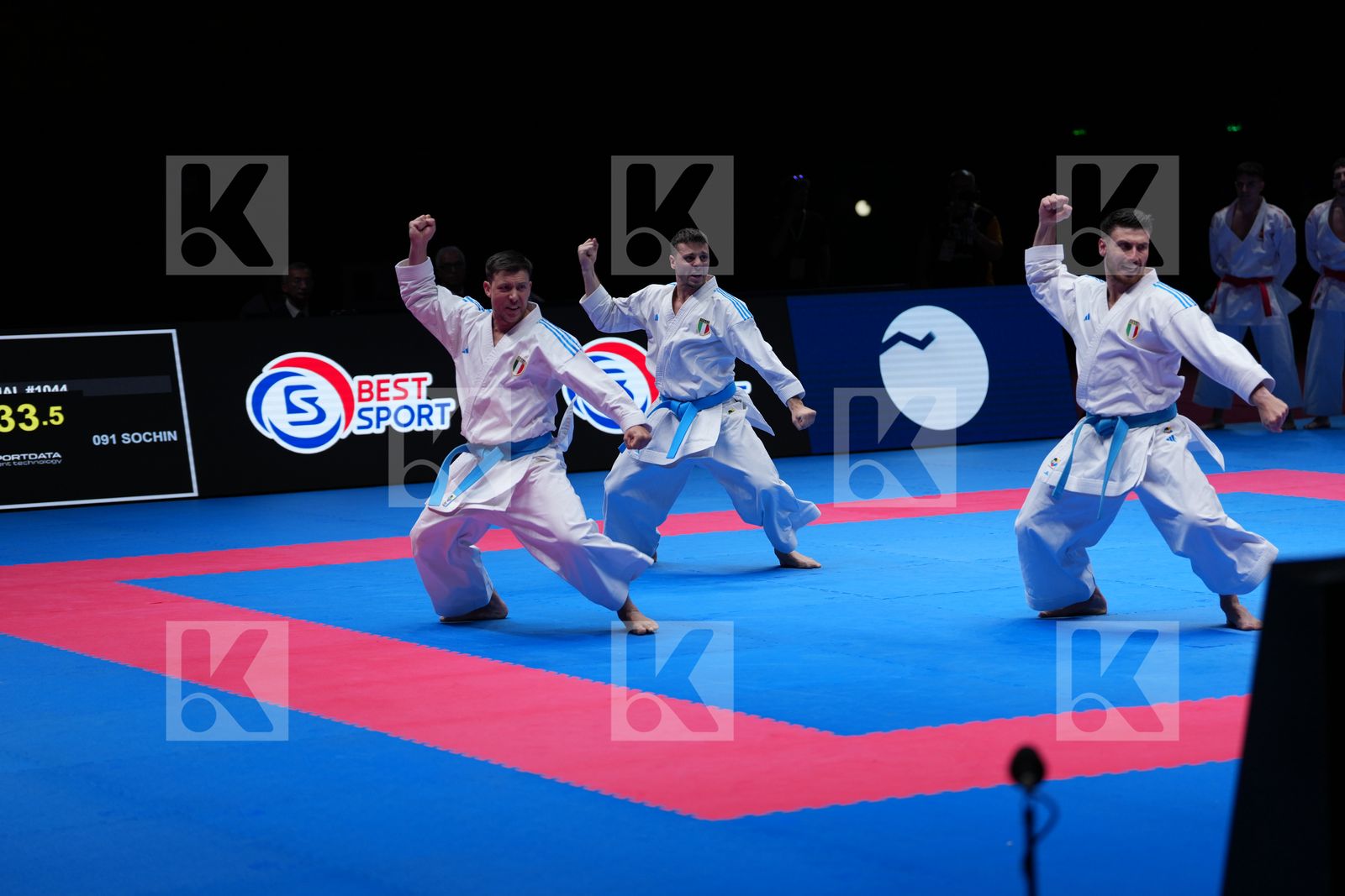 ITALY in Team Male Kata - Final Bout