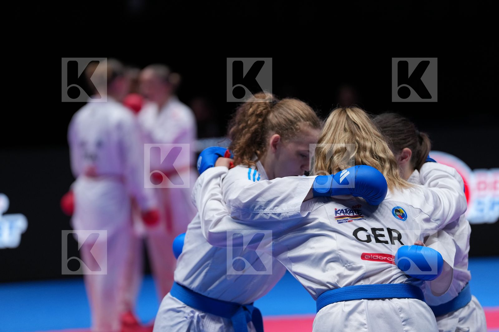 FRANCE vs GERMANY in Team Female Kumite - Final Bout