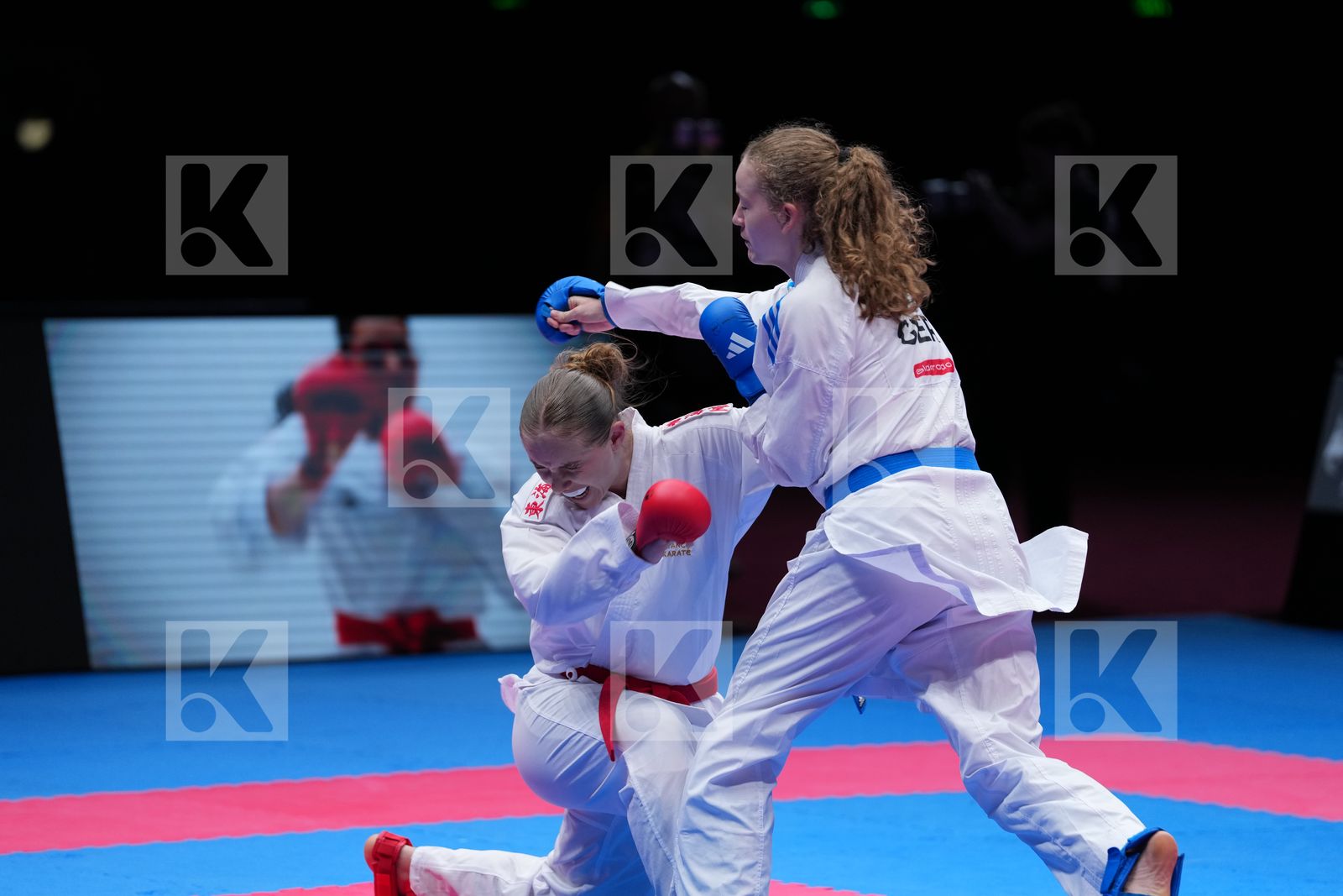 FRANCE vs GERMANY in Team Female Kumite - Final Bout