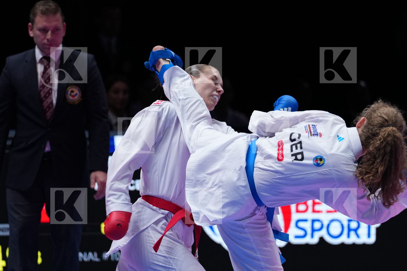 FRANCE vs GERMANY in Team Female Kumite - Final Bout