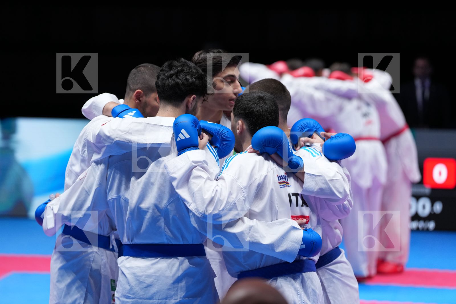 ITALY vs CROATIA in Team Male Kumite - Final Bout