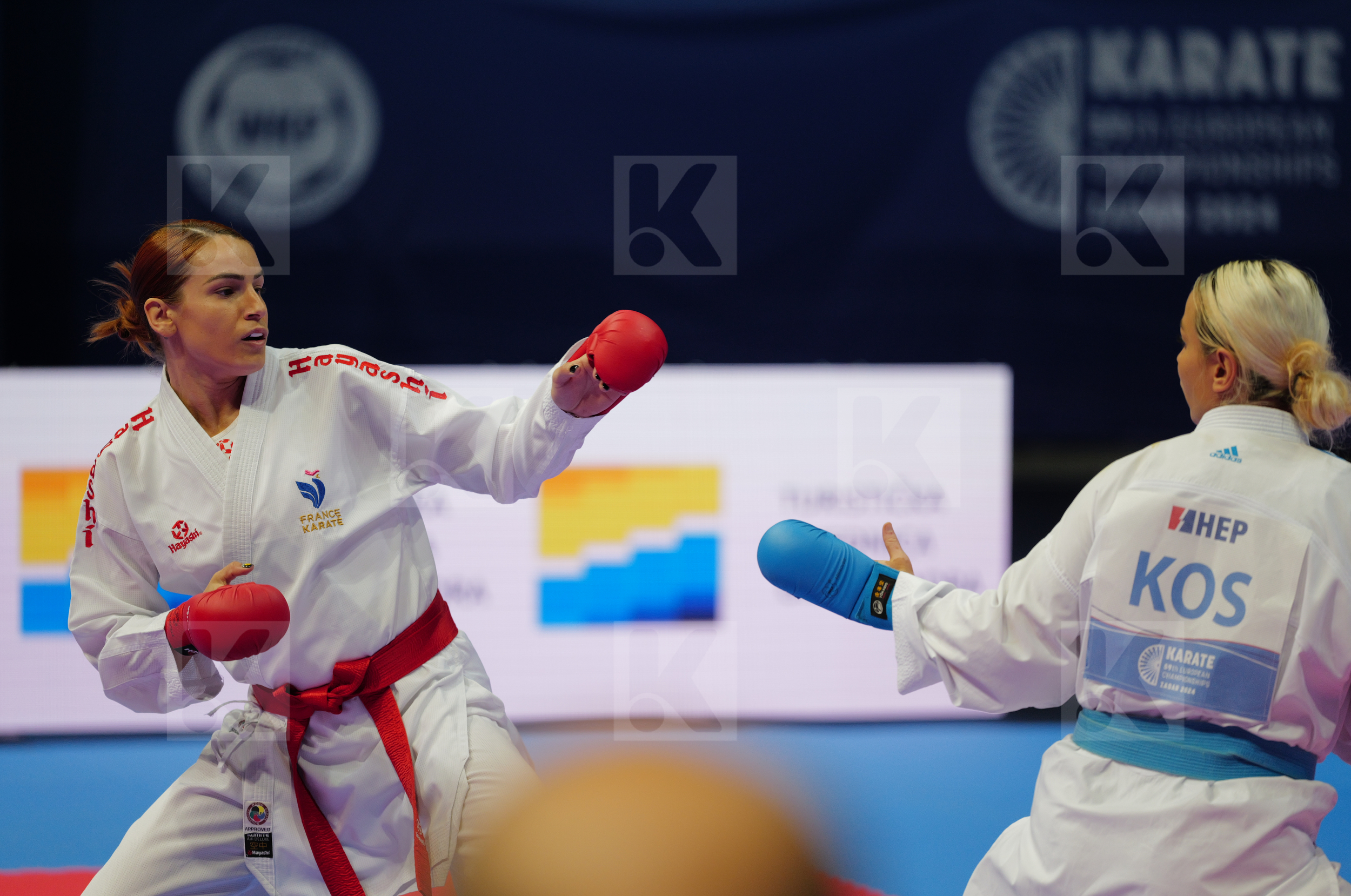 GARCIA NANCY (FRANCE) vs ORANA FORTESA (KOSOVO) in Female Kumite 68+ Kg - Bronze bout
