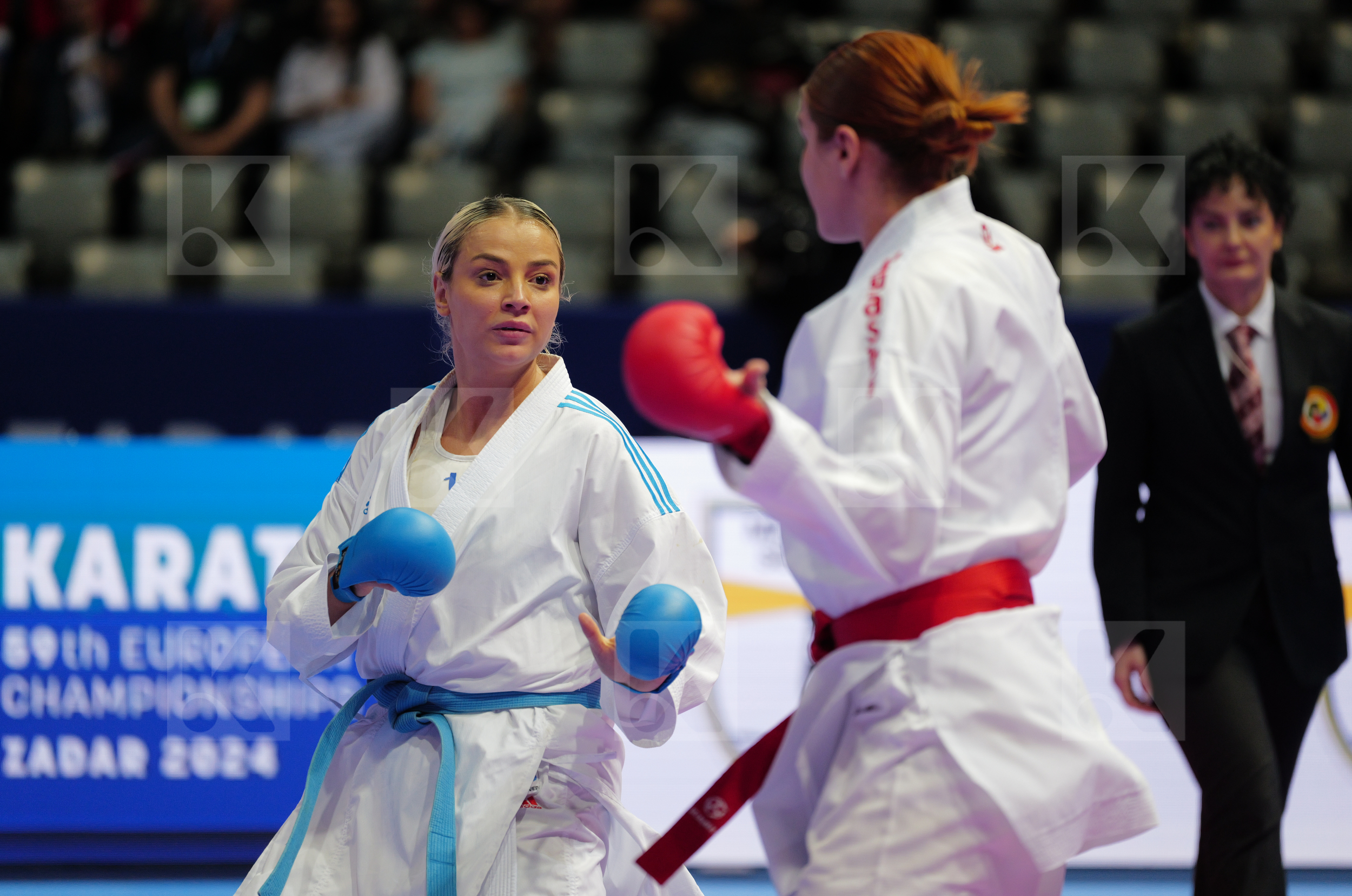 GARCIA NANCY (FRANCE) vs ORANA FORTESA (KOSOVO) in Female Kumite 68+ Kg - Bronze bout