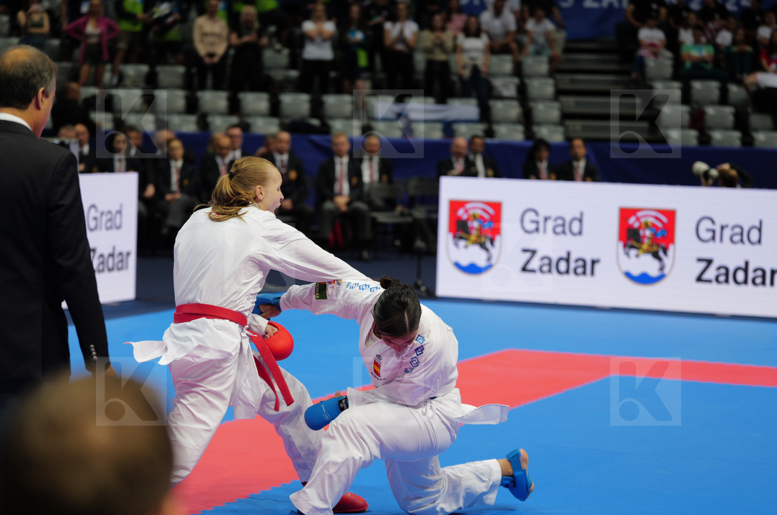 ZIBRET ZALA MARIA (SLOVENIA) vs TORRES GARCIA MARIA (SPAIN) in Female Kumite 68+ Kg - Bronze bout