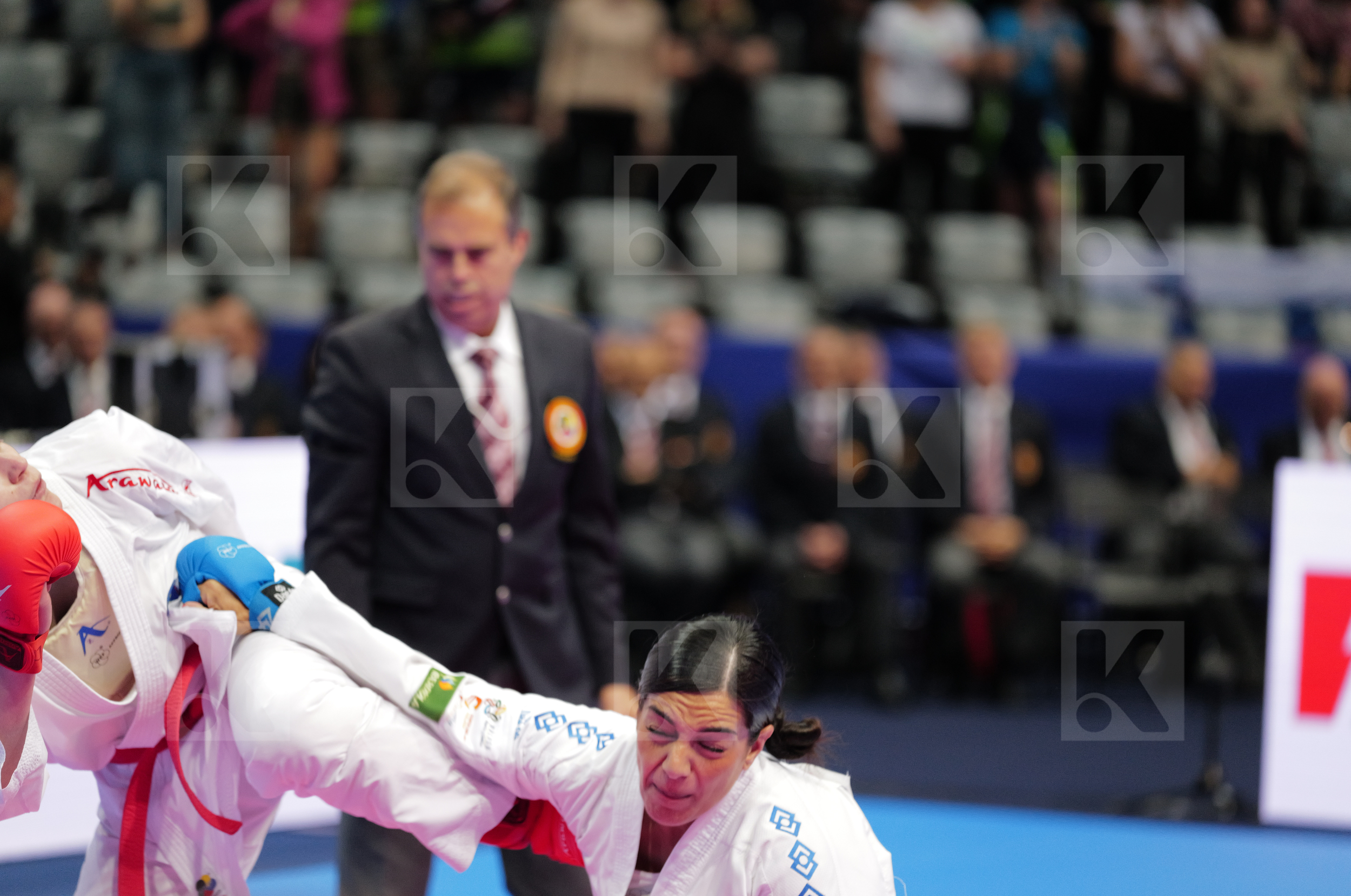 ZIBRET ZALA MARIA (SLOVENIA) vs TORRES GARCIA MARIA (SPAIN) in Female Kumite 68+ Kg - Bronze bout
