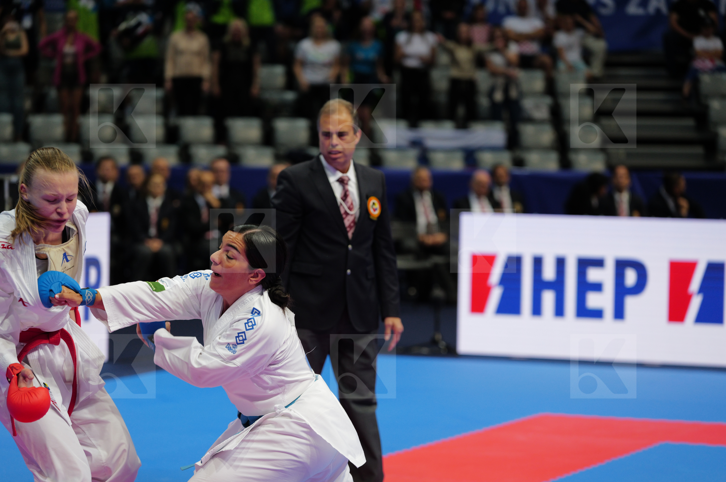 ZIBRET ZALA MARIA (SLOVENIA) vs TORRES GARCIA MARIA (SPAIN) in Female Kumite 68+ Kg - Bronze bout