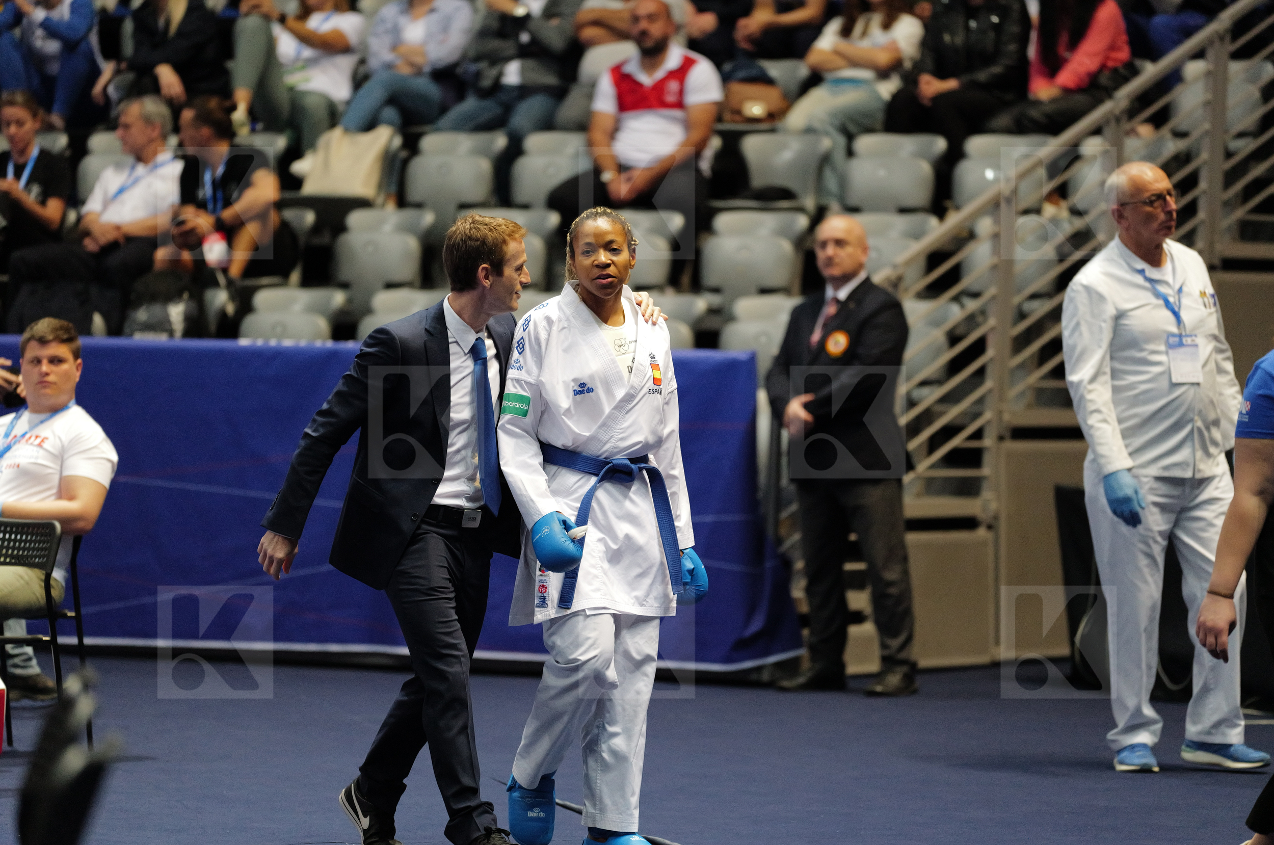 QERIMI VLERA (KOSOVO) vs NIETO MEJIAS MARIA ISABEL (SPAIN) in Female Kumite -68 Kg - Bronze bout