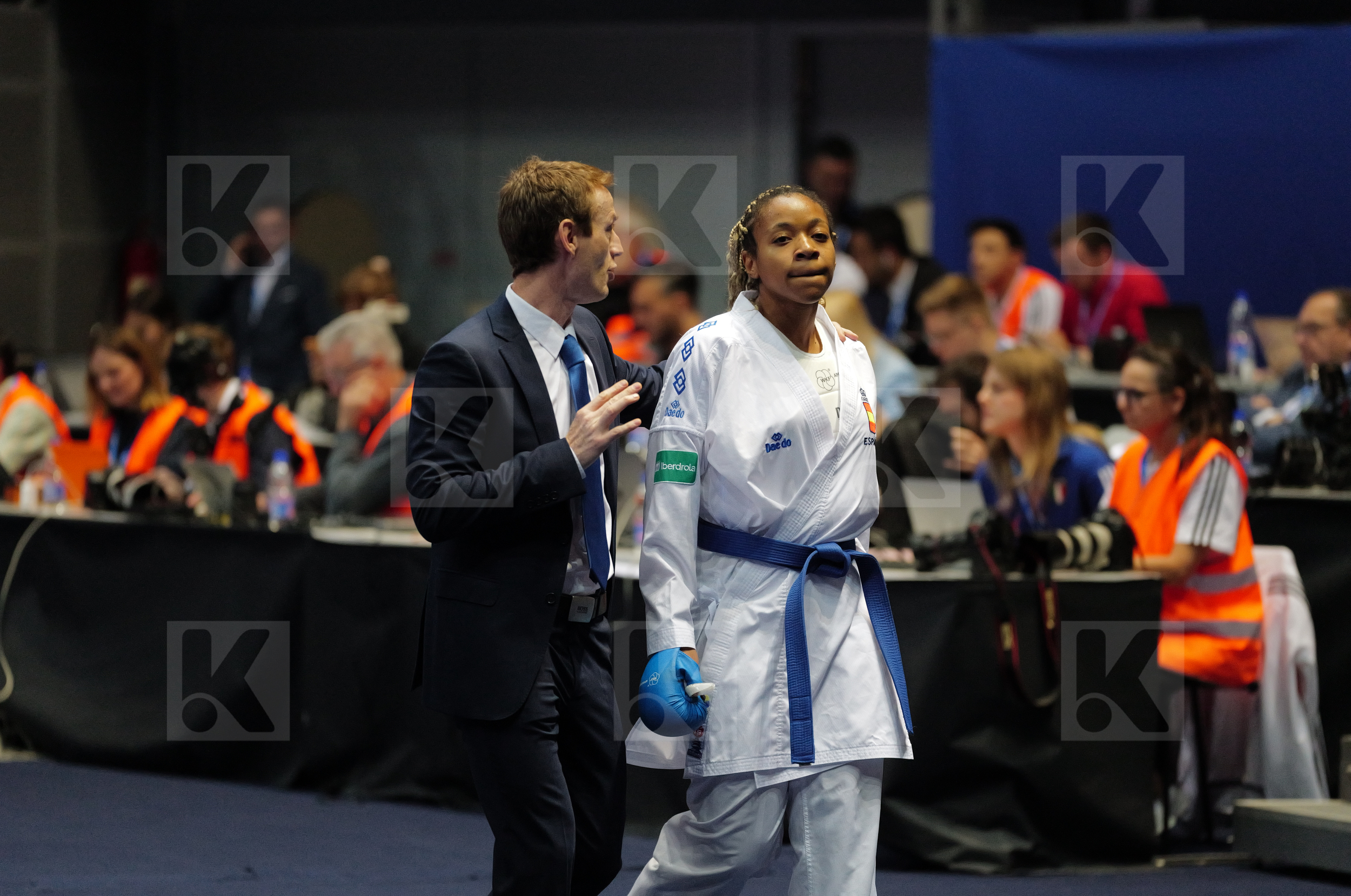 QERIMI VLERA (KOSOVO) vs NIETO MEJIAS MARIA ISABEL (SPAIN) in Female Kumite -68 Kg - Bronze bout