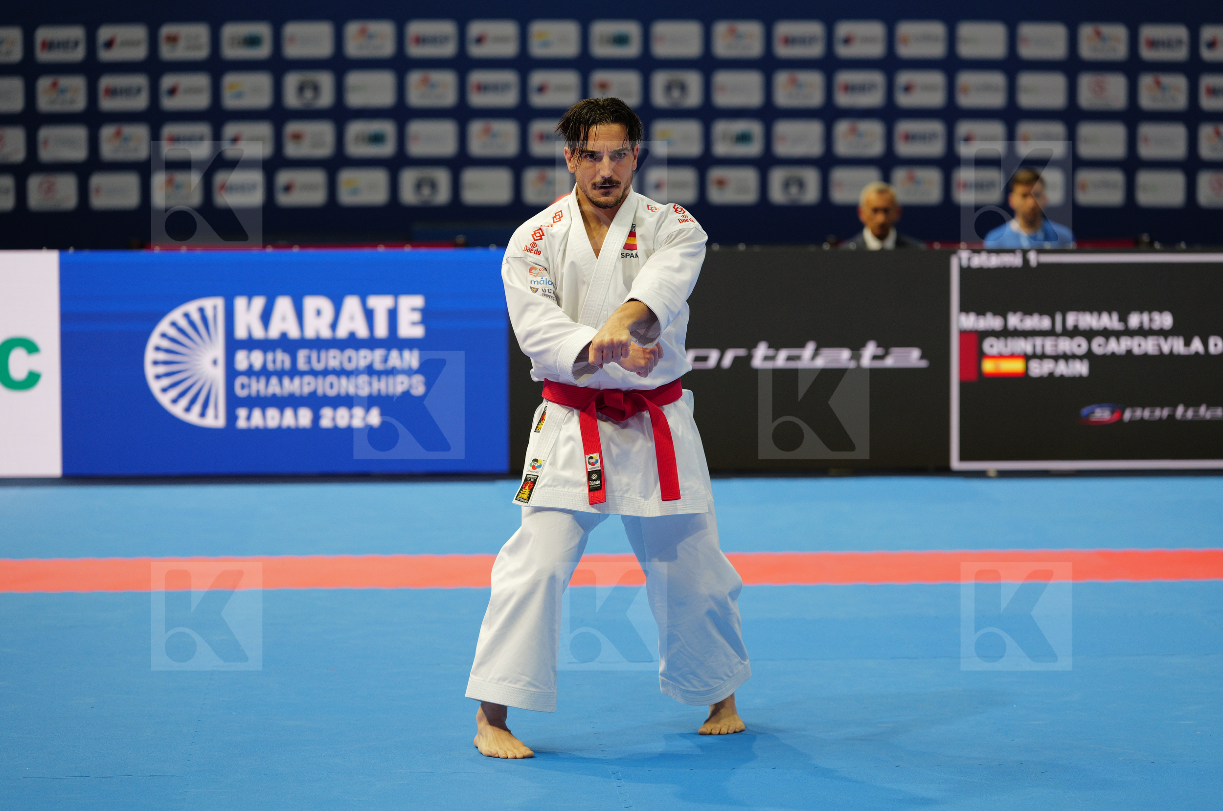 QUINTERO CAPDEVILA DAMIAN HUGO (SPAIN) in Male Kata - Final bout