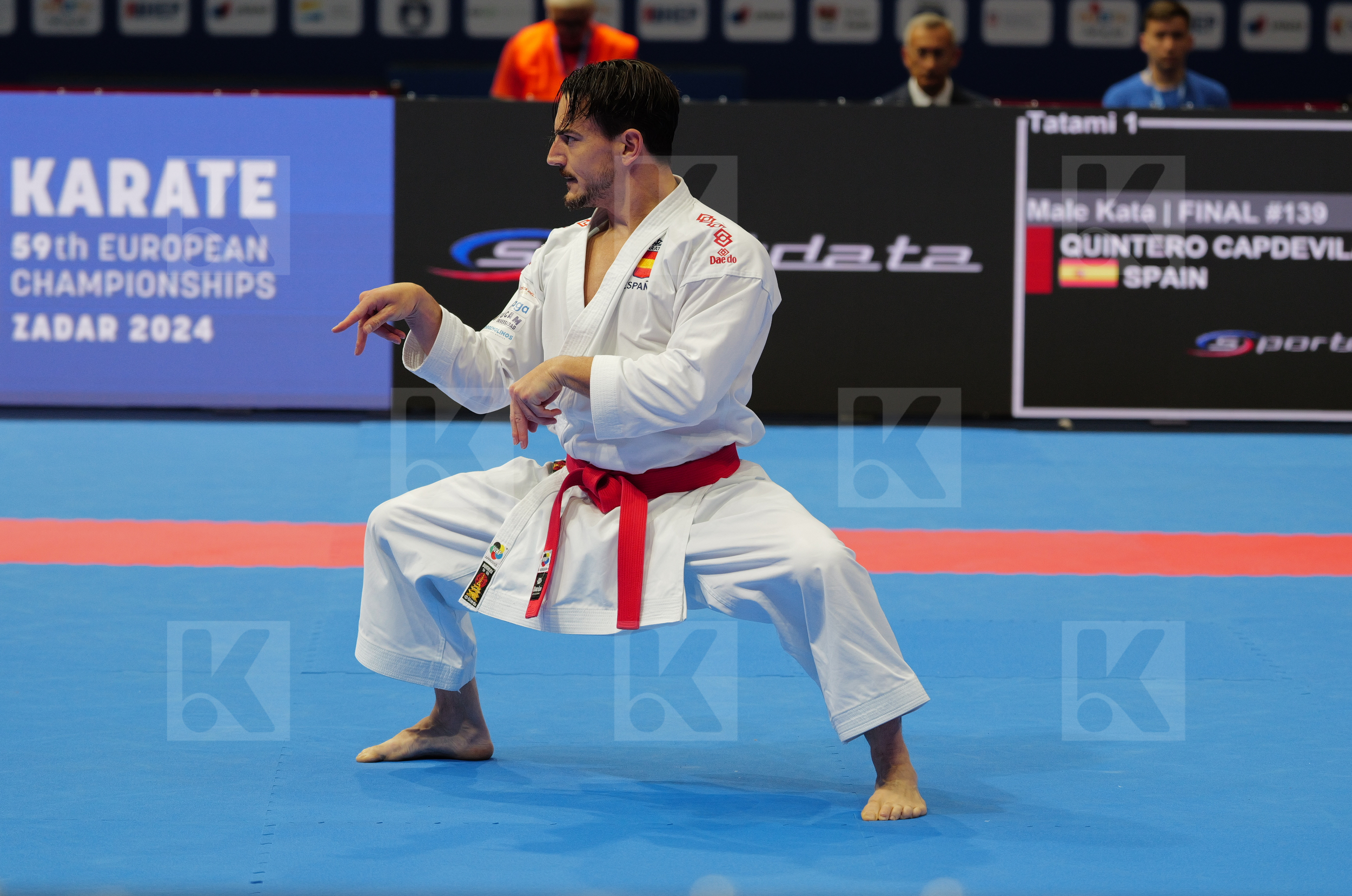 QUINTERO CAPDEVILA DAMIAN HUGO (SPAIN) in Male Kata - Final bout