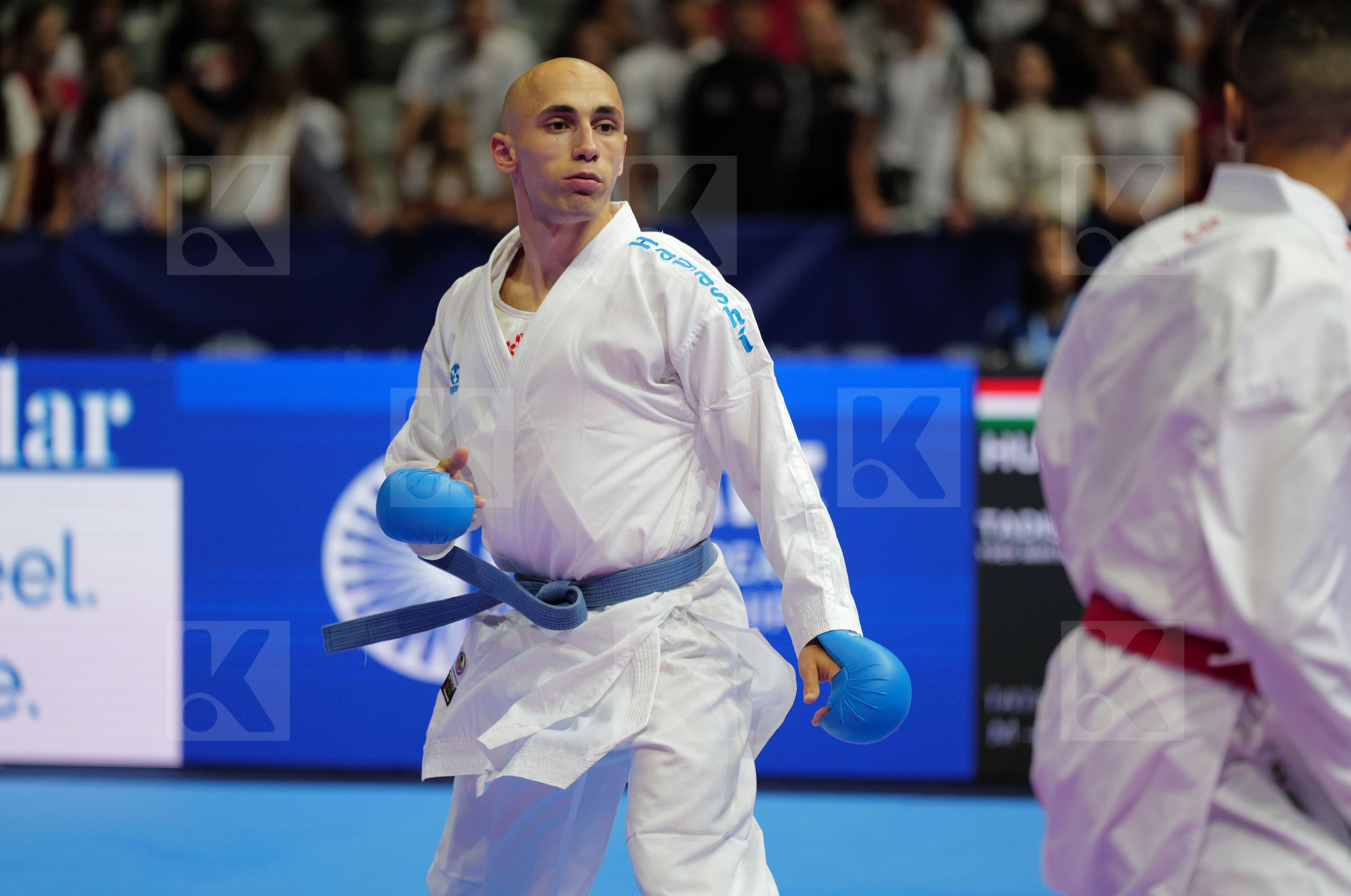 TADISSI YVES MARTIAL (HUNGARY) vs DULOVIC NENAD (MONTENEGRO) in Male Kumite -67 Kg - Final bout