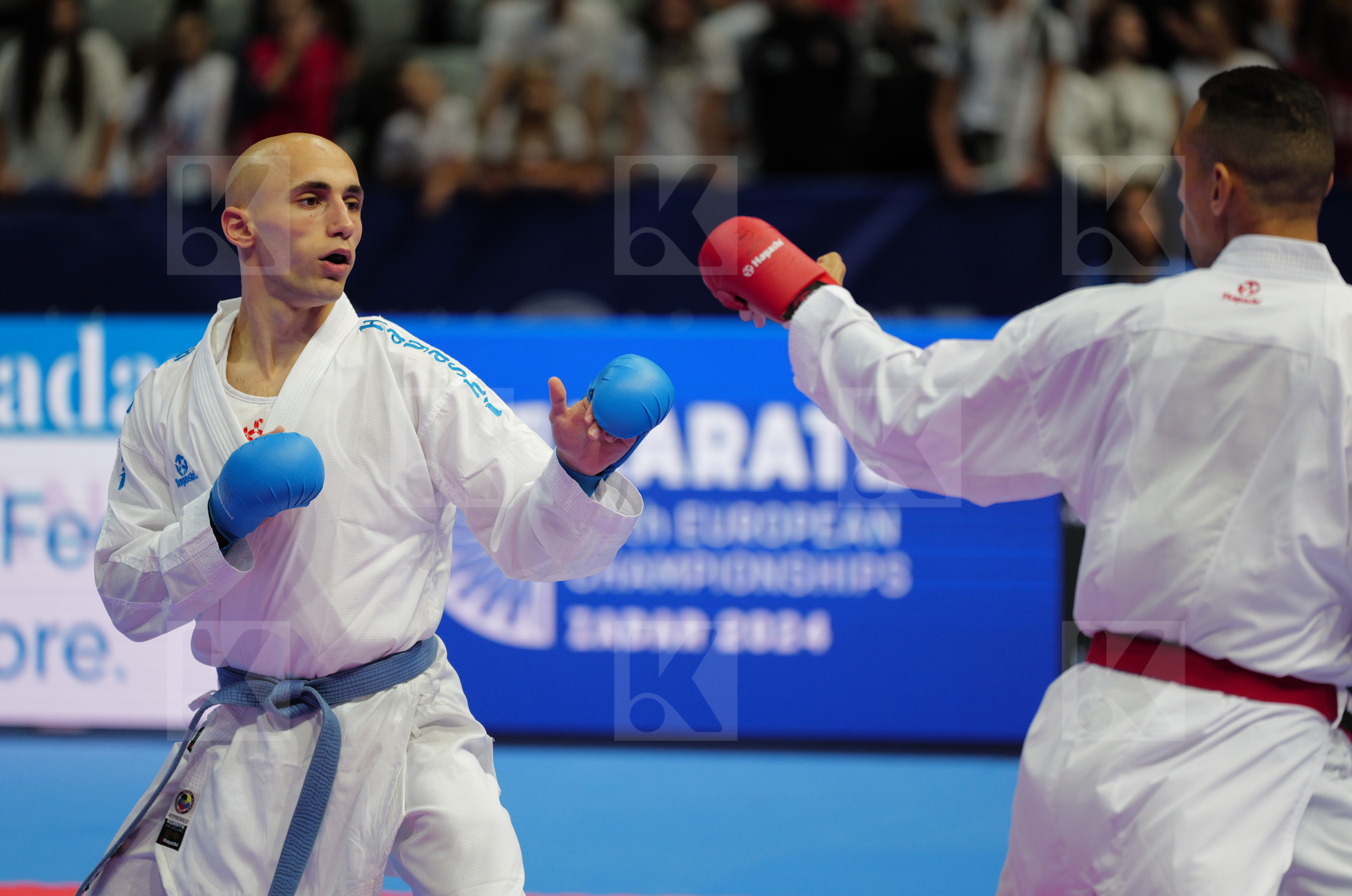 TADISSI YVES MARTIAL (HUNGARY) vs DULOVIC NENAD (MONTENEGRO) in Male Kumite -67 Kg - Final bout
