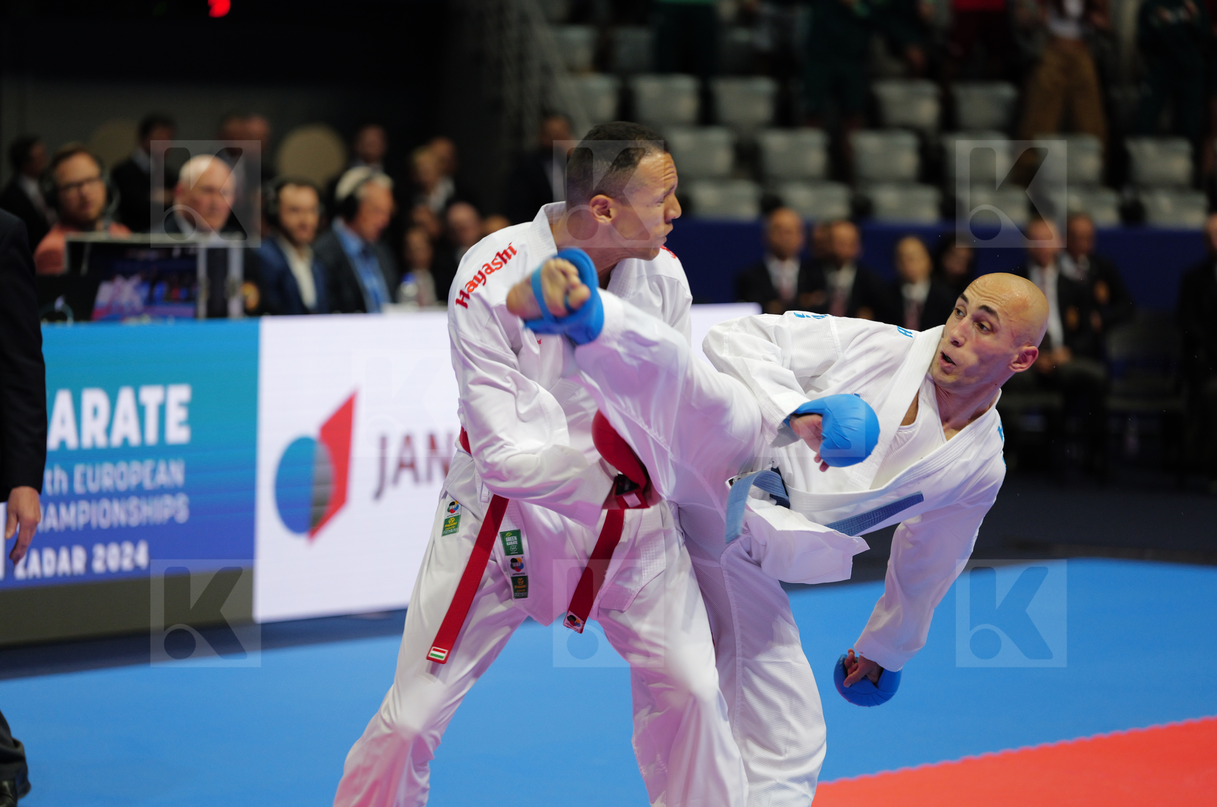 TADISSI YVES MARTIAL (HUNGARY) vs DULOVIC NENAD (MONTENEGRO) in Male Kumite -67 Kg - Final bout