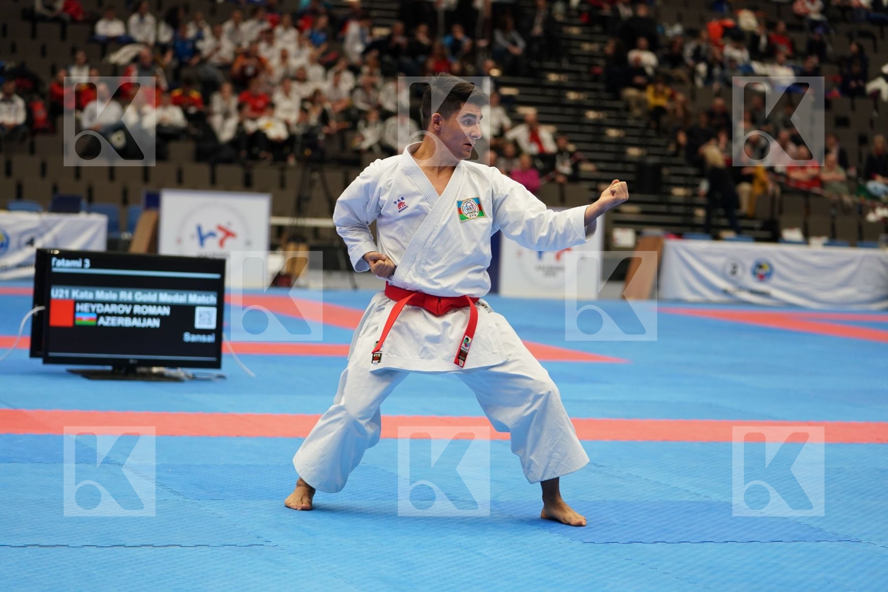 HEYDAROV ROMAN (AZERBAIJAN) in Under 21 Kata Male - Final bout