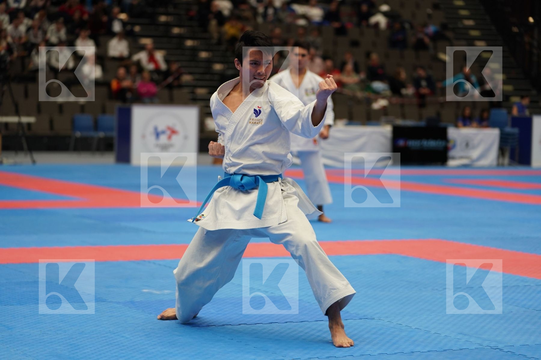 NGOAN FRANCK (FRANCE) in Under 21 Kata Male - Final bout