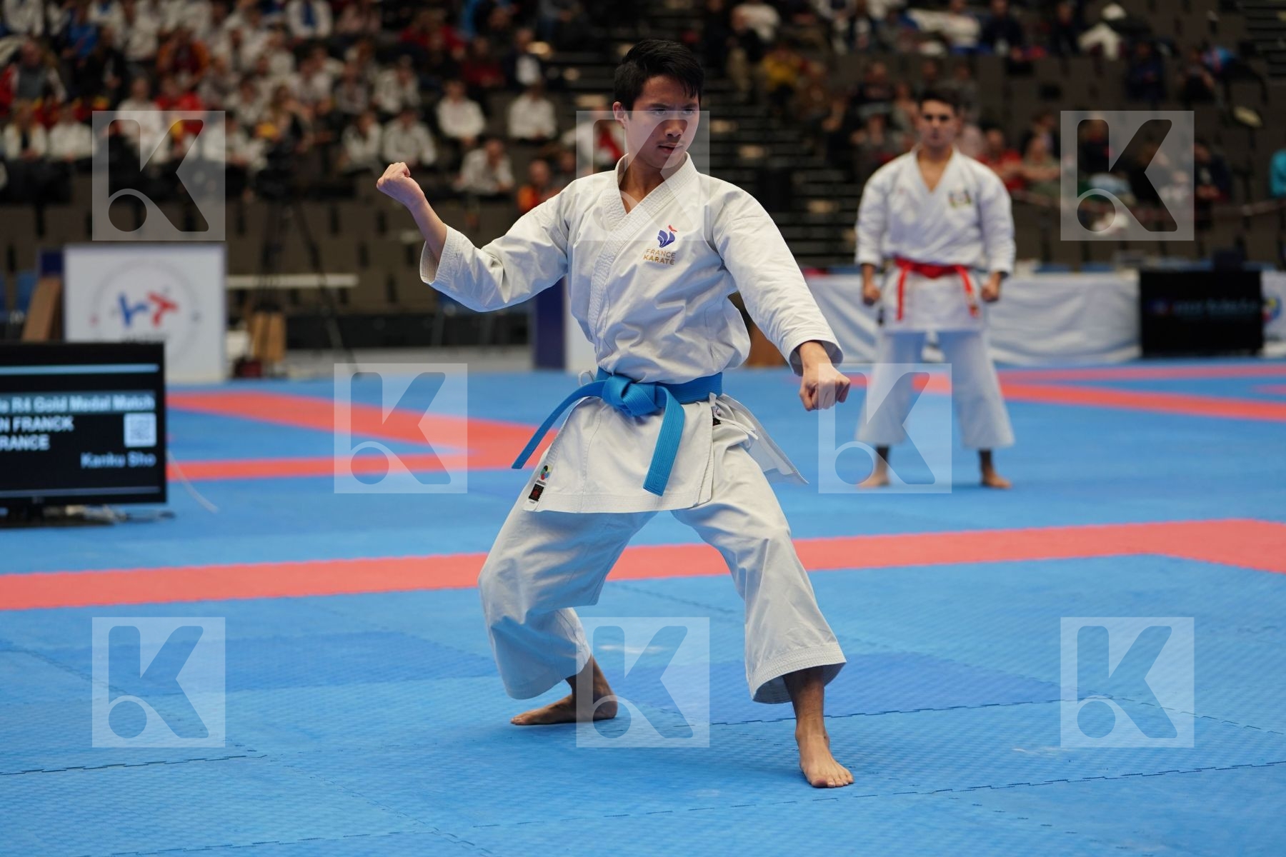 NGOAN FRANCK (FRANCE) in Under 21 Kata Male - Final bout