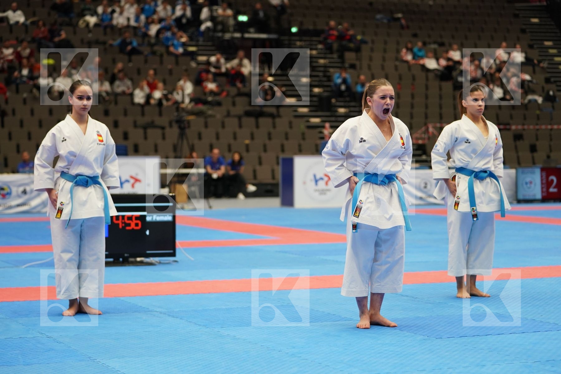 SPAIN in Cadet & Junior Team Female Kata - Final bout