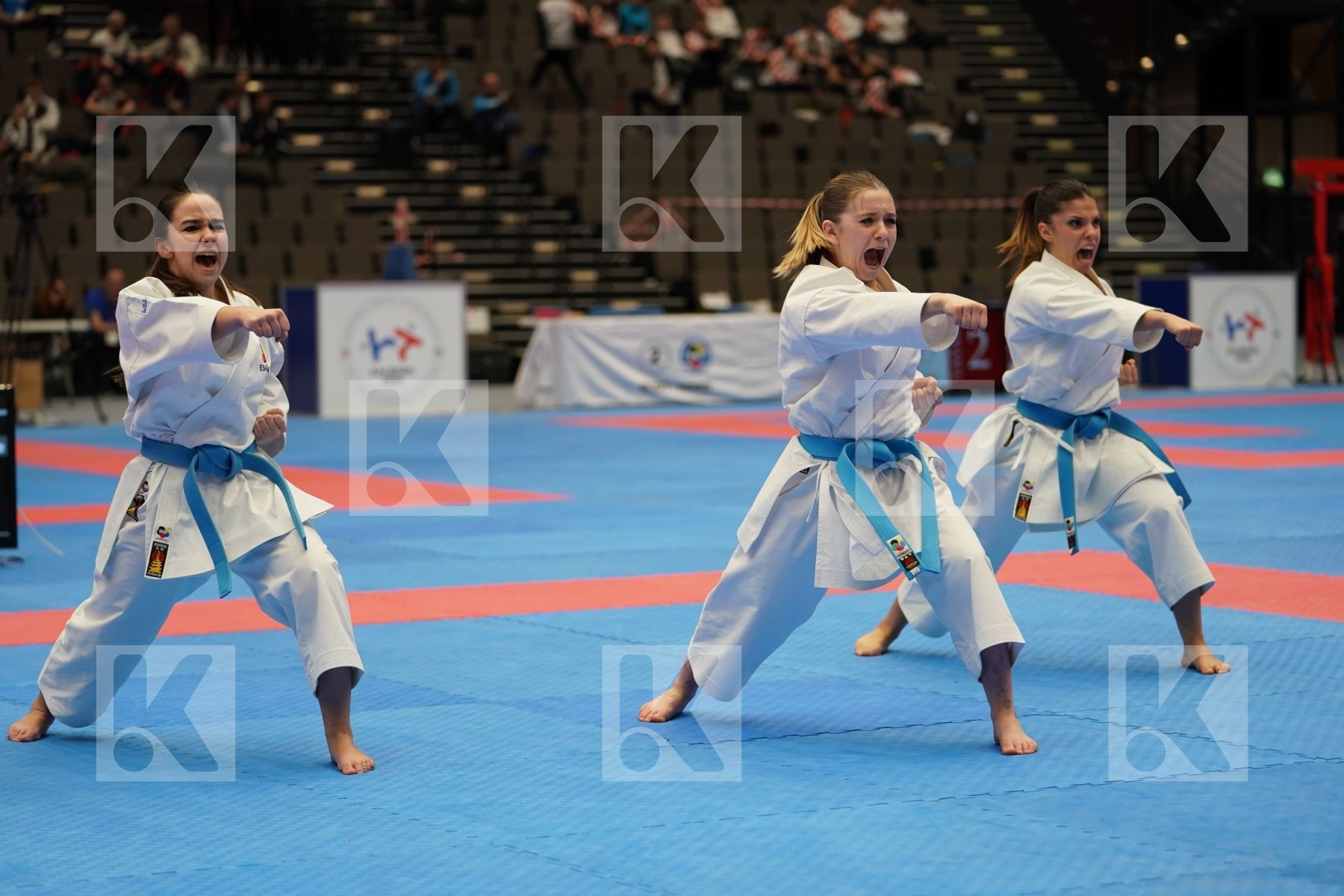 SPAIN in Cadet & Junior Team Female Kata - Final bout