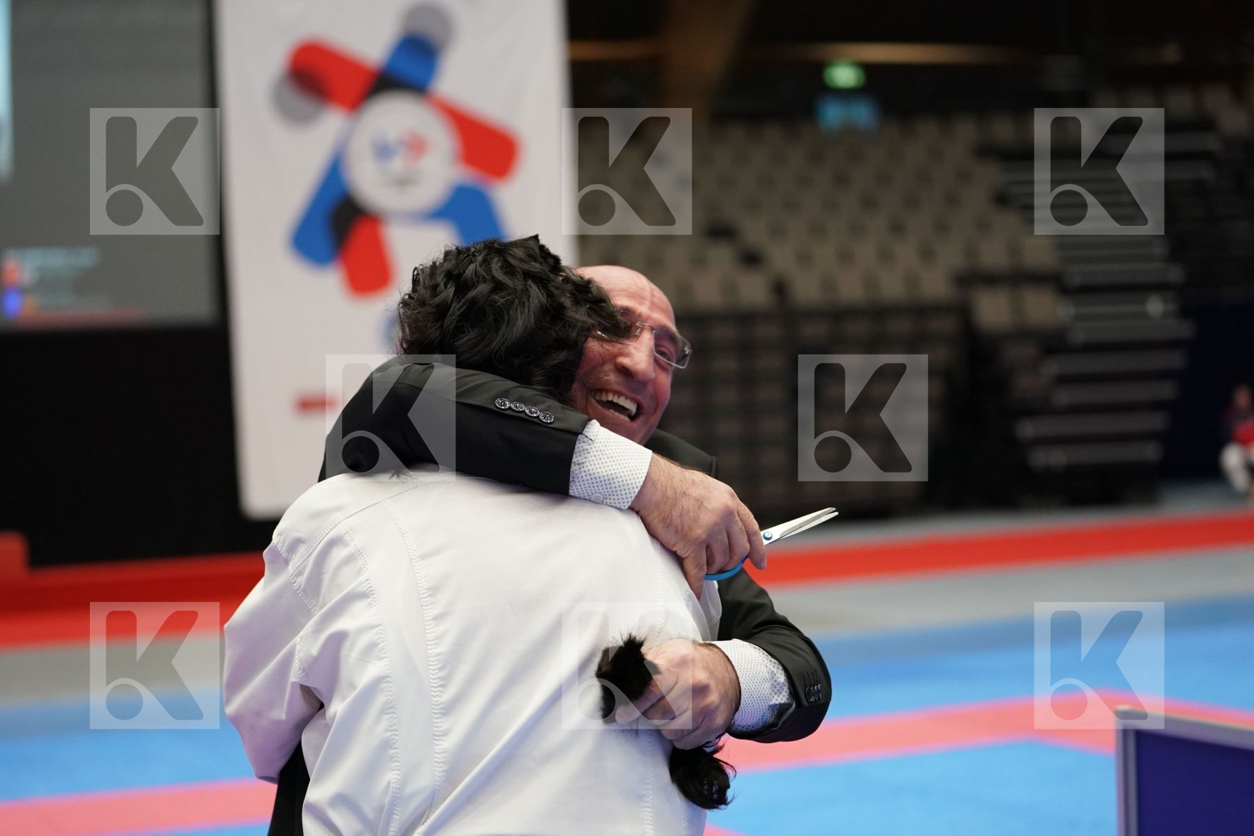 NAIDA VALENTYN (UKRAINE) vs DENIZ MURATCAN (TURKEY) in Under 21 Kumite Male -67 Kg - Final bout