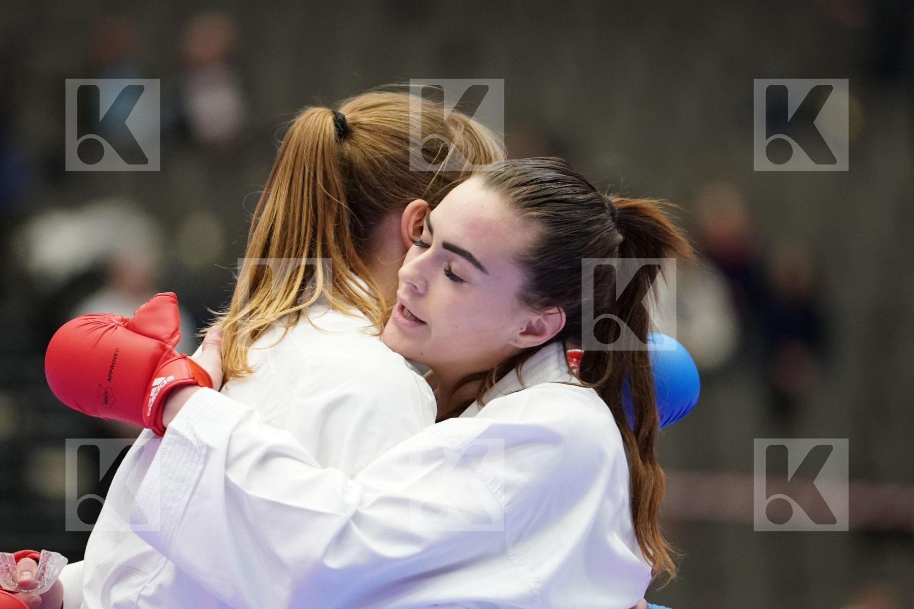 AVAZERI LEA (FRANCE) vs ISAEVA VICTORIA (RUSSIAN FEDERATION) in Under 21 Kumite Female -68 Kg - Final bout