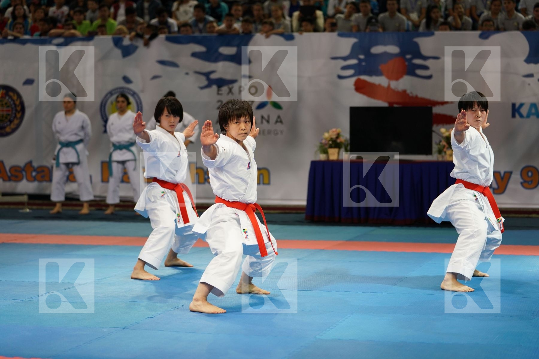 Female Team kata Japan
