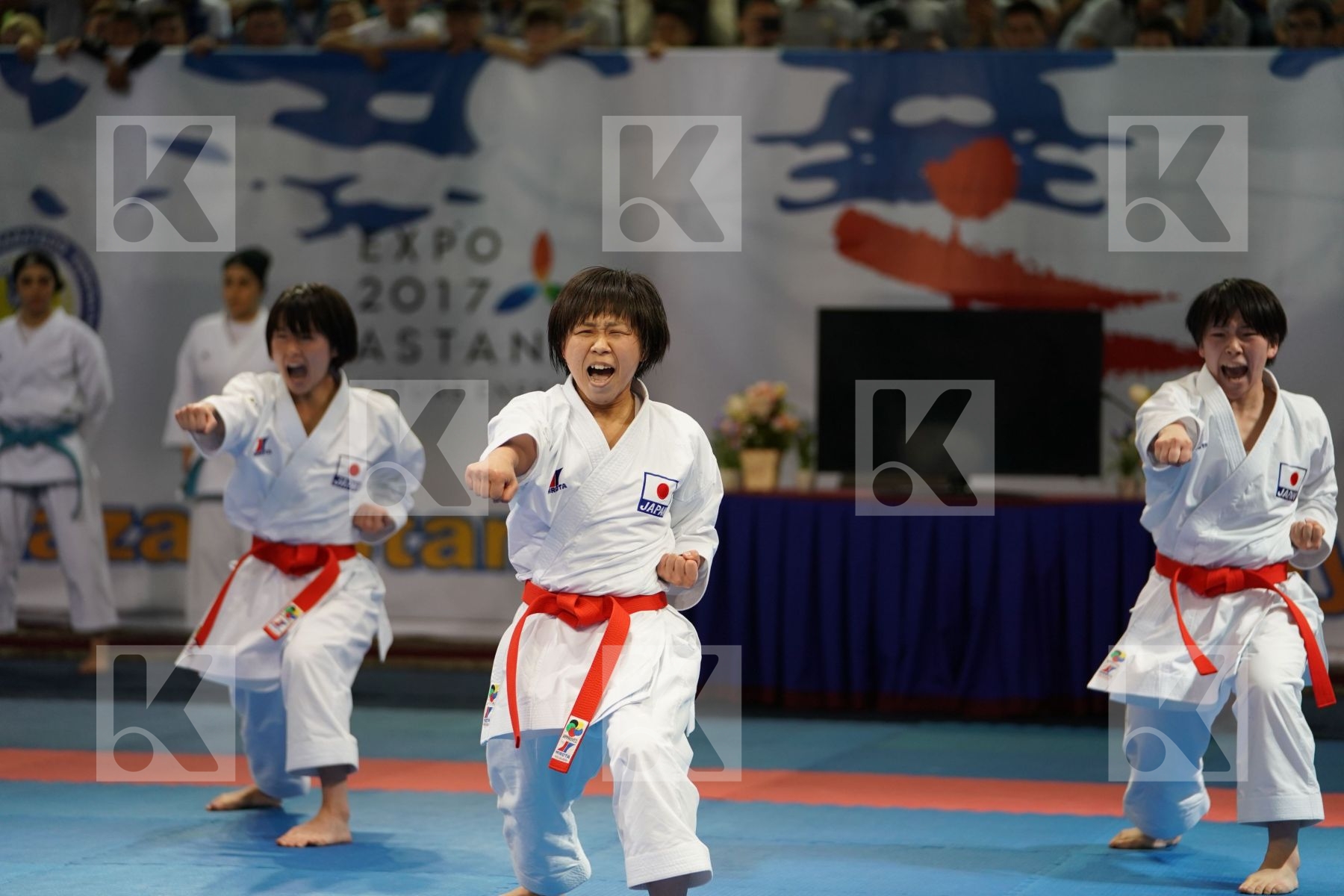 Female Team kata Japan