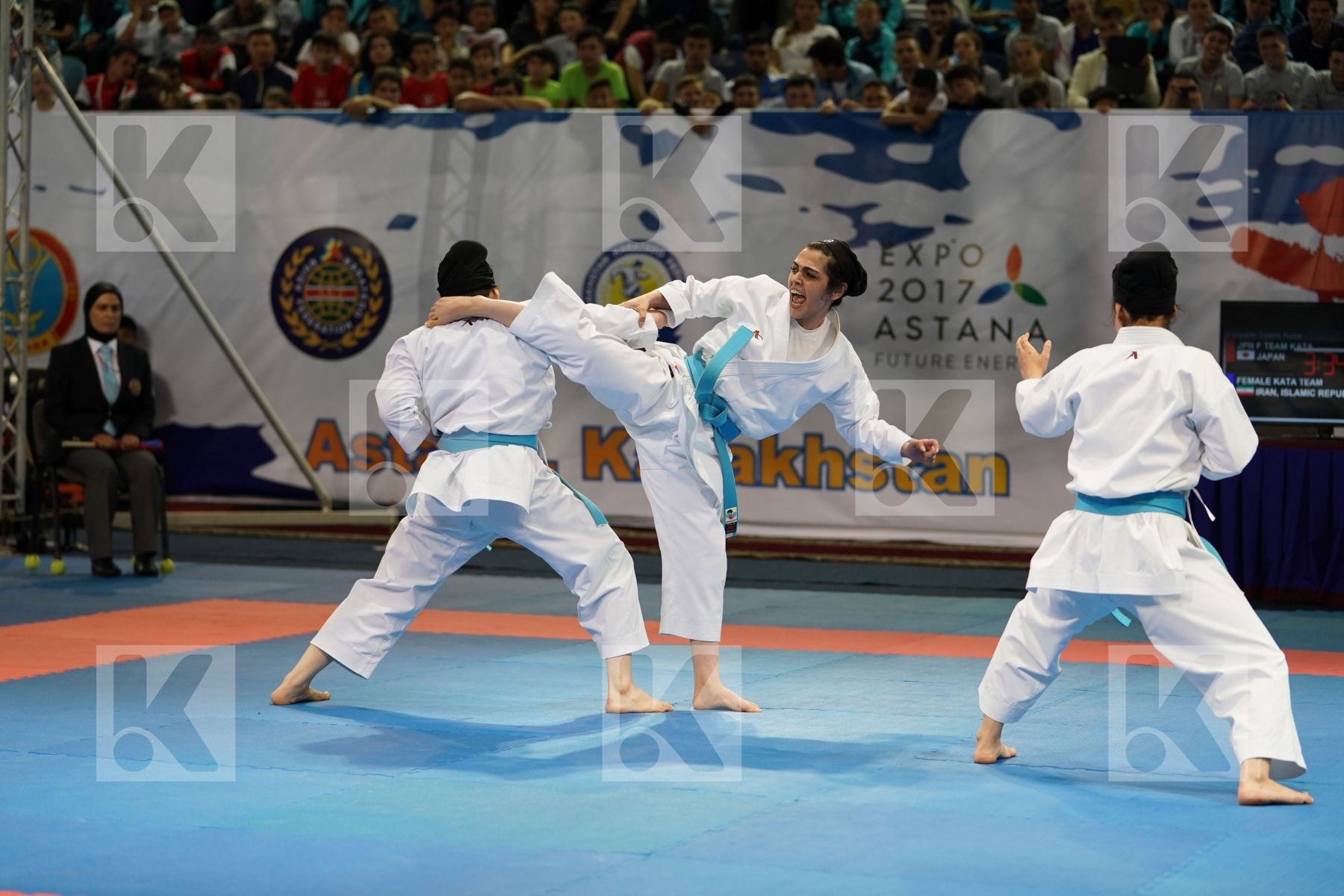 Female Team kata Iran  islamic republic of