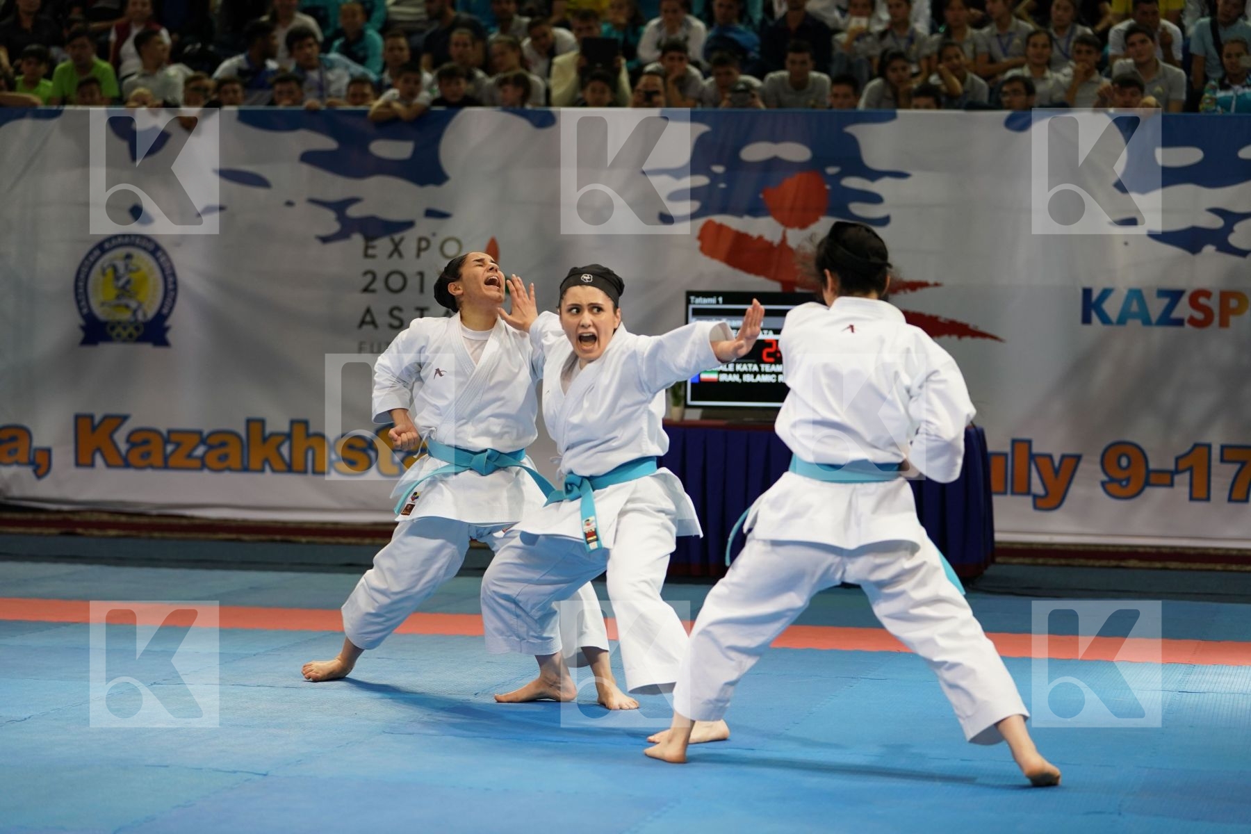 Female Team kata Iran  islamic republic of