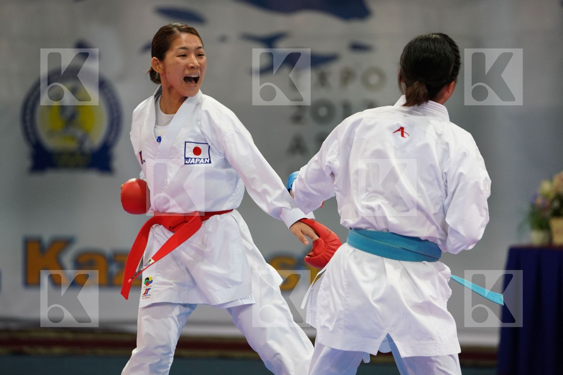 Female kumite -50 kg Indonesia Japan Srunita Sari sukatendel Tad