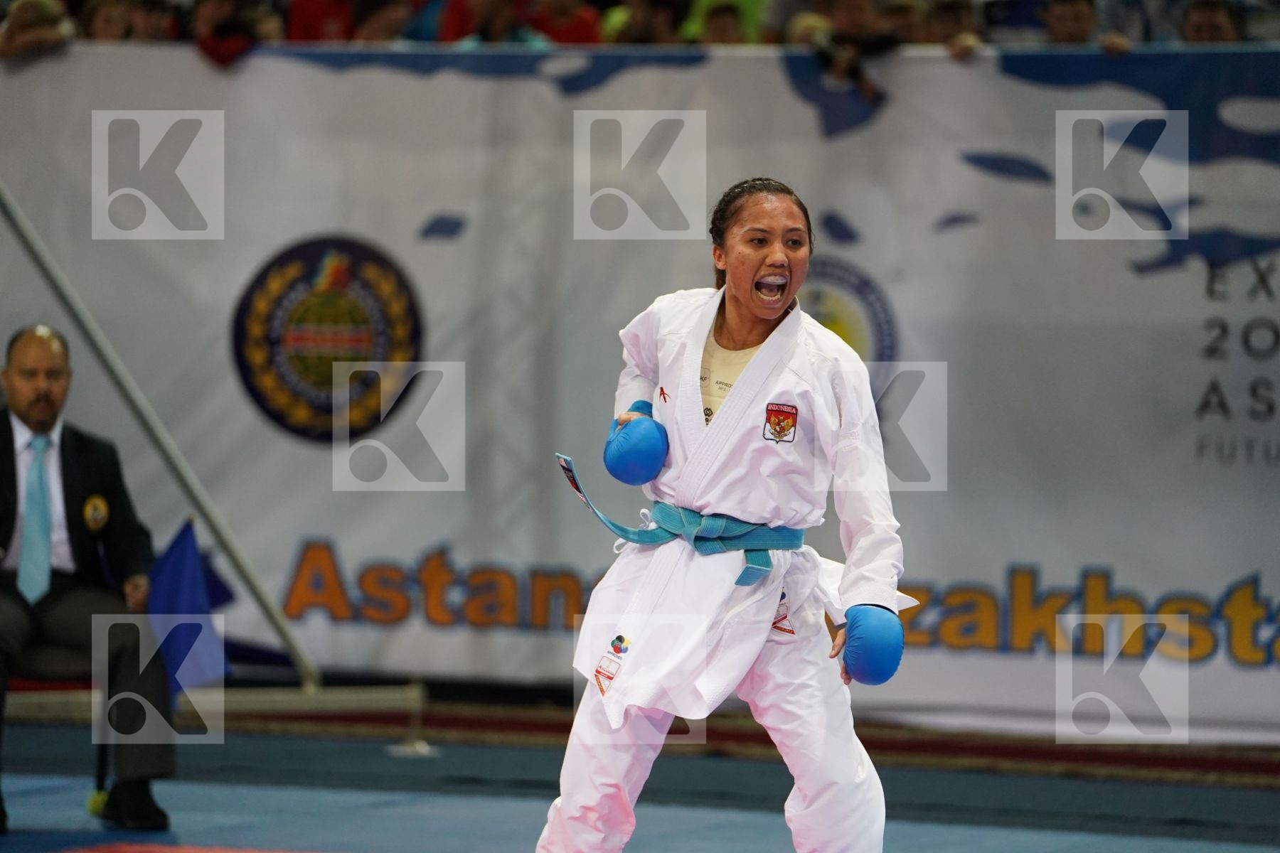 Female kumite -50 kg Indonesia Japan Srunita Sari sukatendel Tad