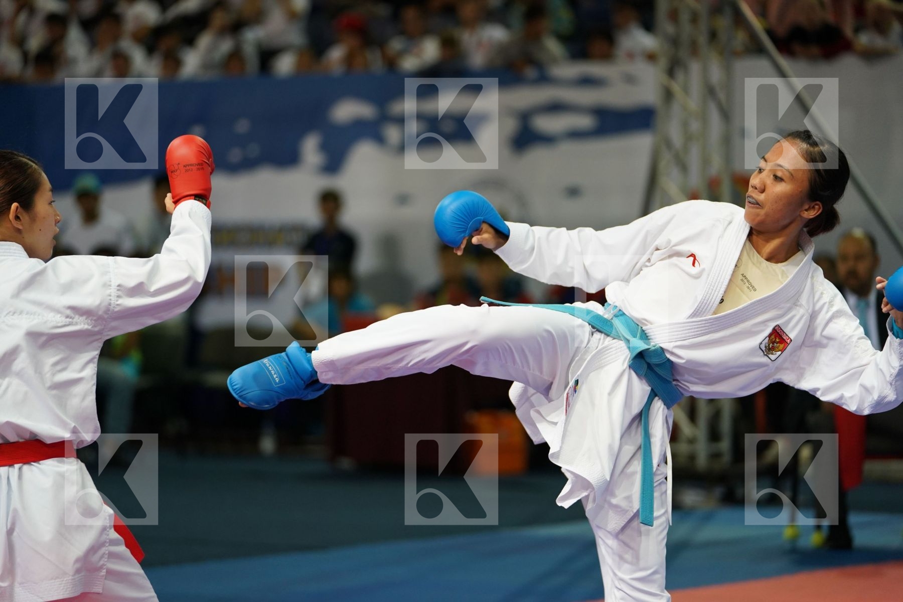 Female kumite -50 kg Indonesia Japan Srunita Sari sukatendel Tad