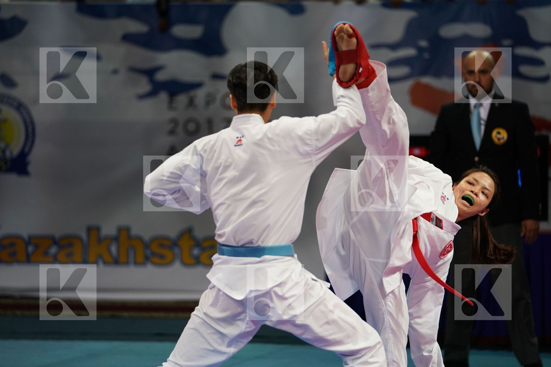 China Choi Wan yu Female kumite -61 kg Hong Kong Yin Xiaoyan