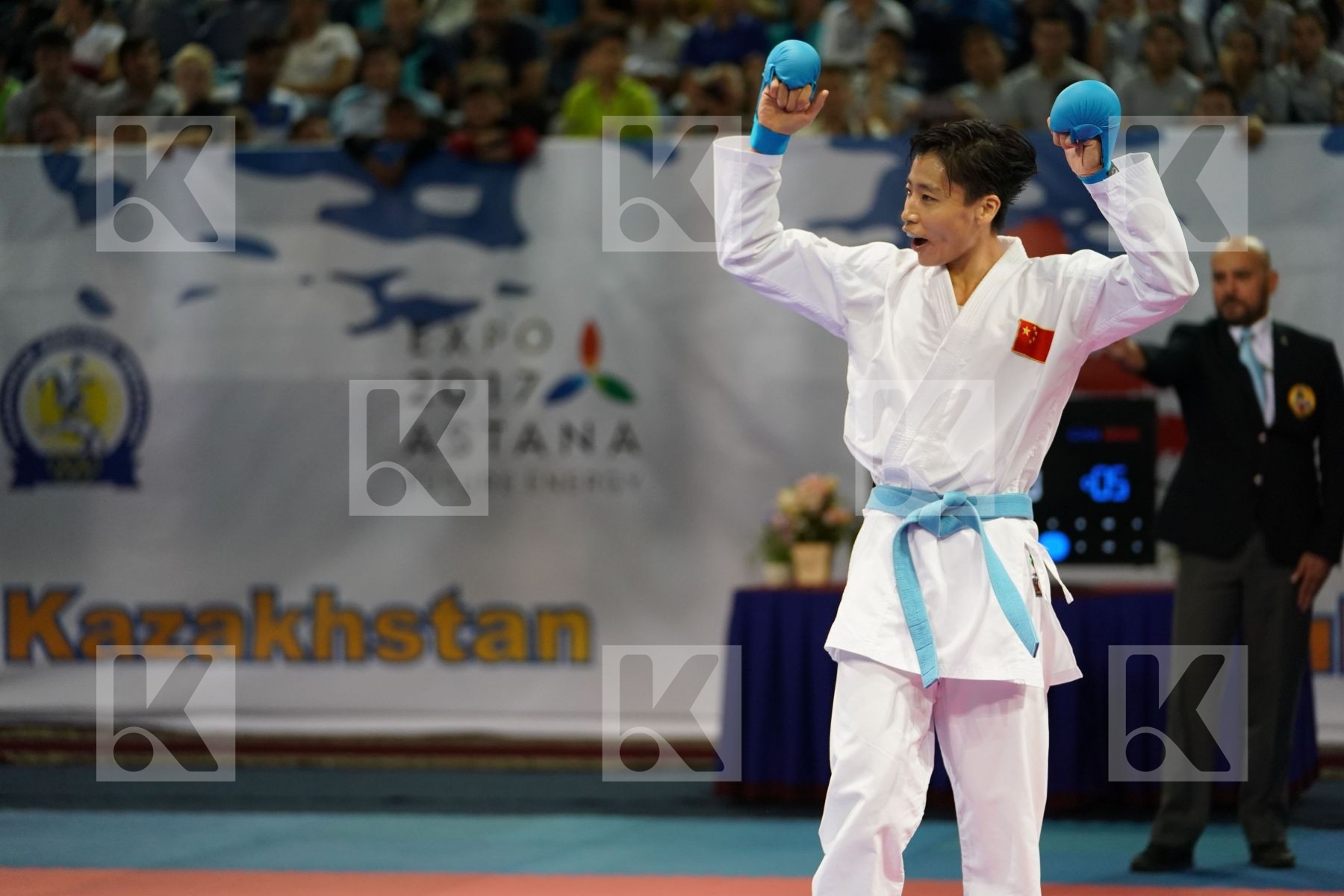 China Choi Wan yu Female kumite -61 kg Hong Kong Yin Xiaoyan