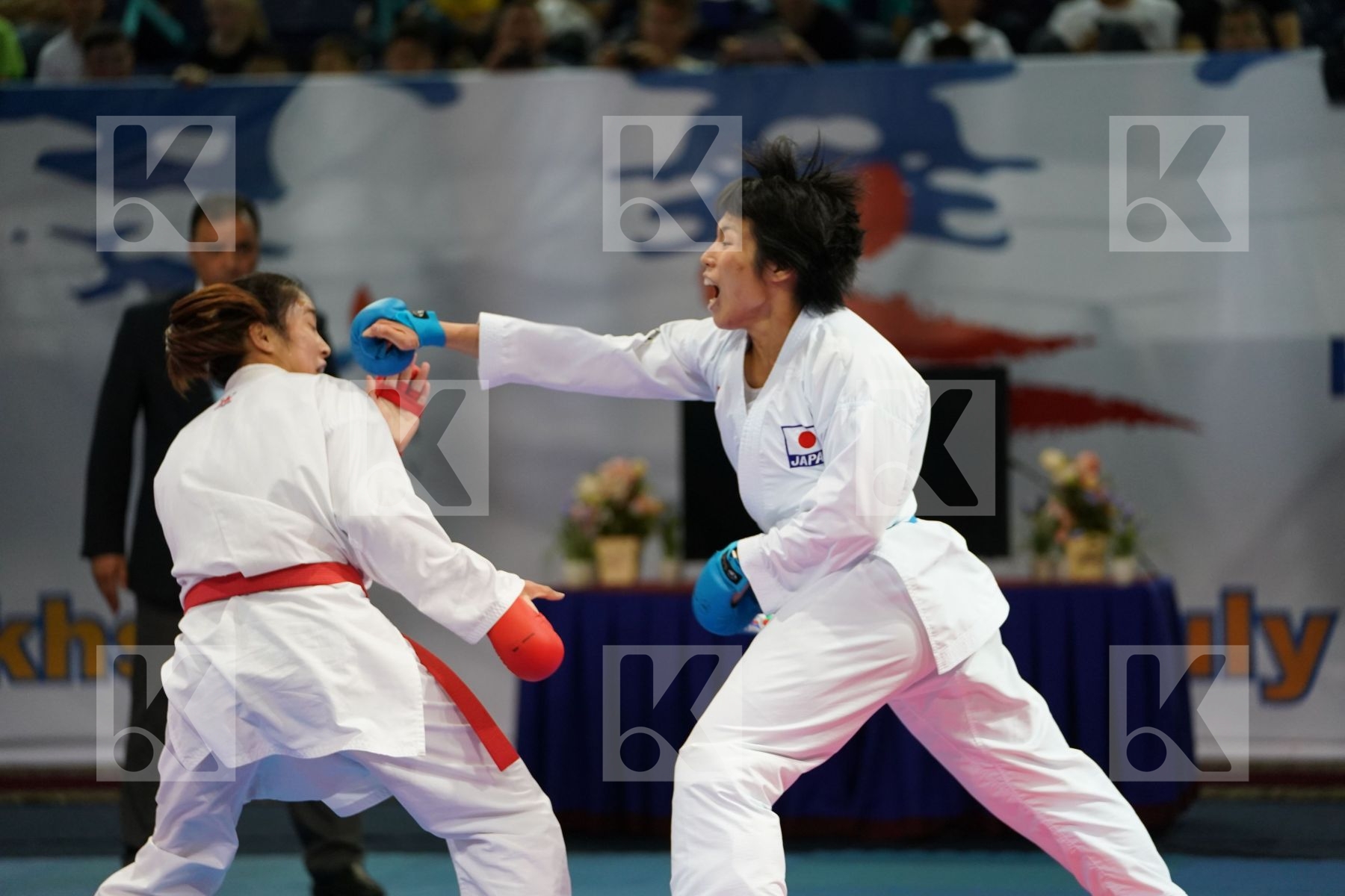 China Female kumite -68 kg Japan Someya Kayo Tang Lingling