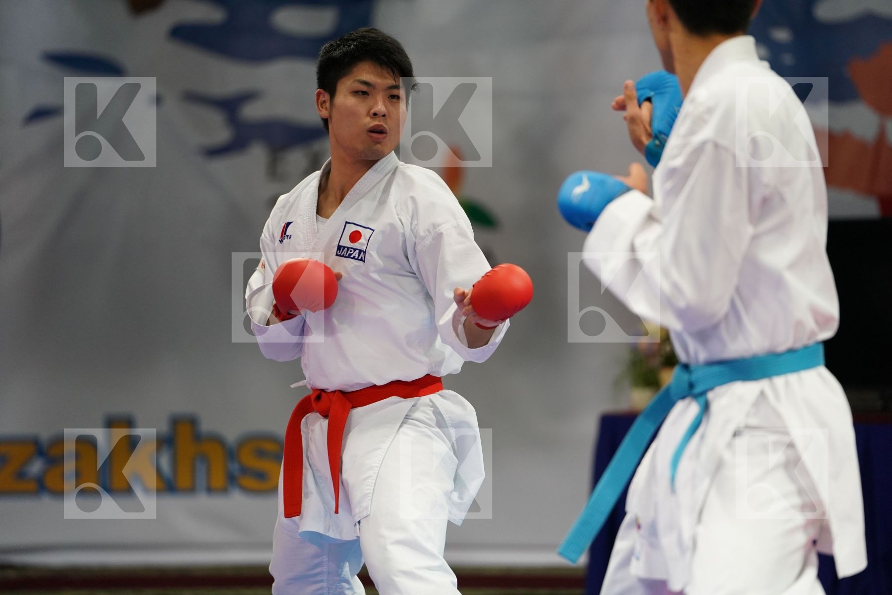 Ishizuka Masaya Japan Kazakhstan Male kumite -84 kg Yuldashev Da