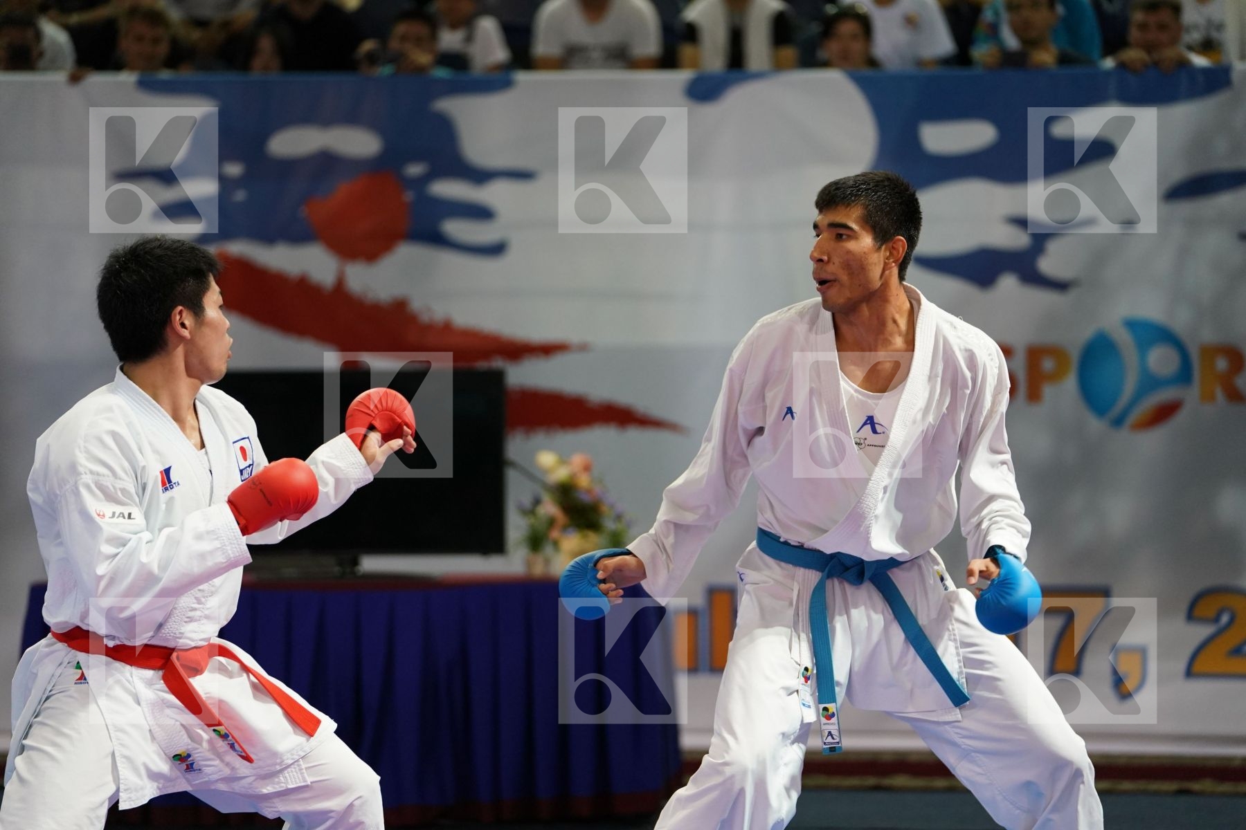 Ishizuka Masaya Japan Kazakhstan Male kumite -84 kg Yuldashev Da
