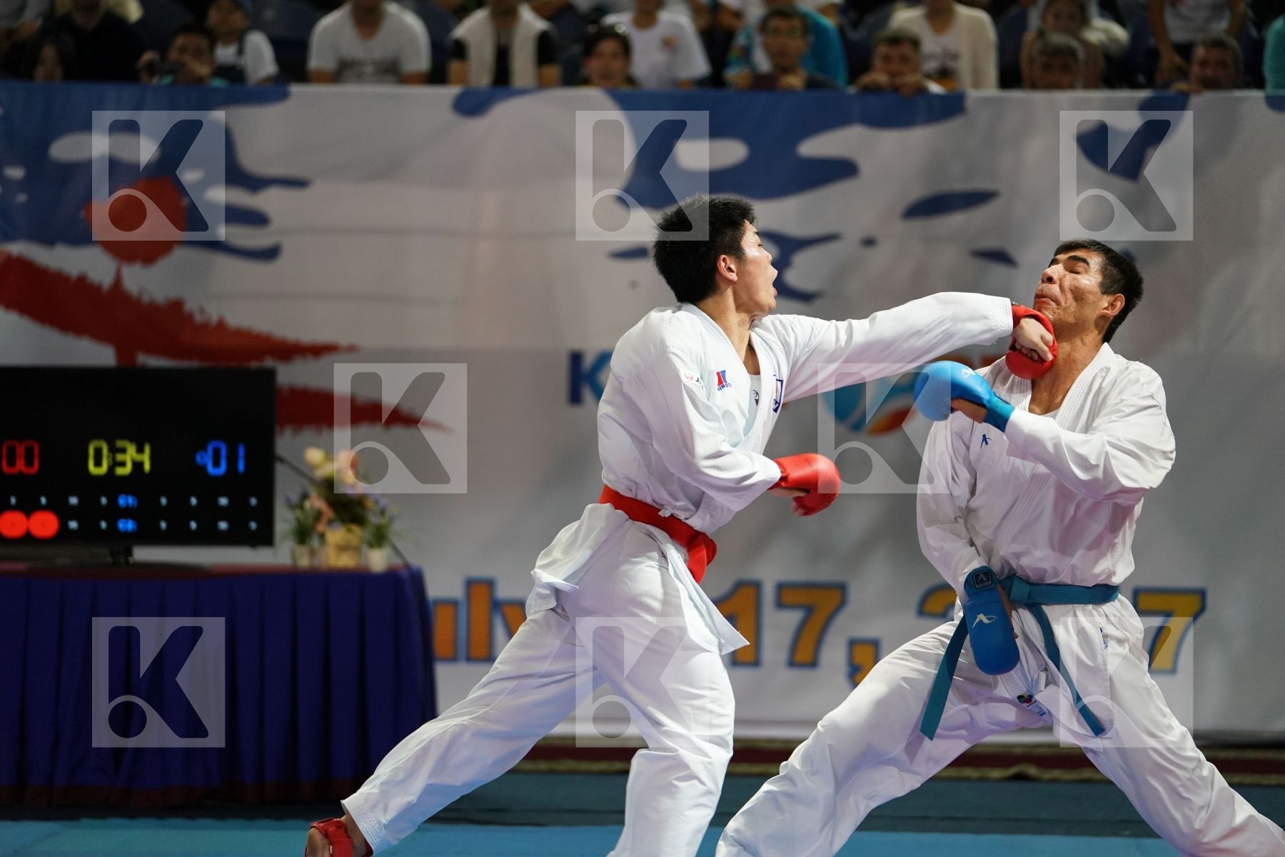 Ishizuka Masaya Japan Kazakhstan Male kumite -84 kg Yuldashev Da