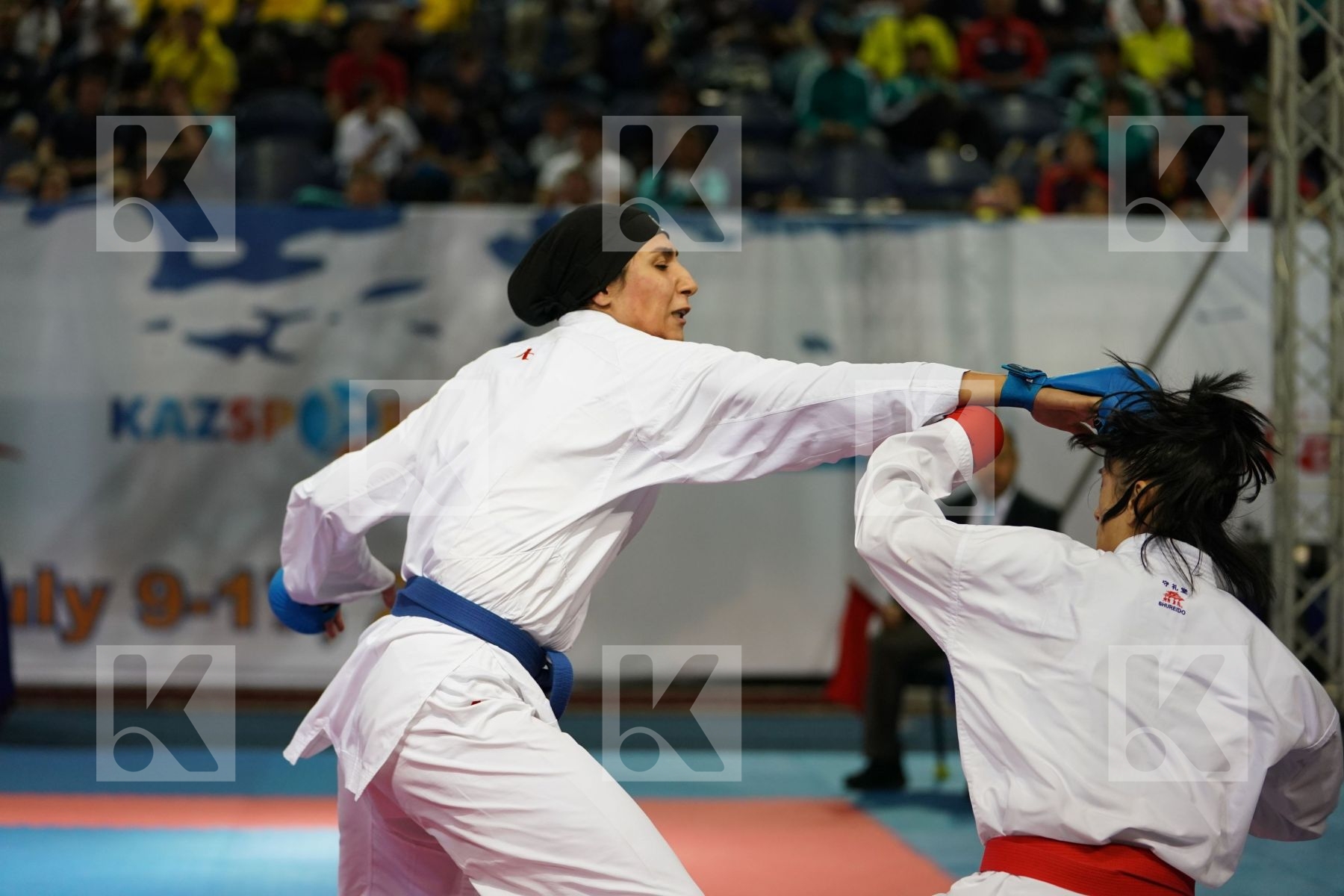Chinese Taipei Female team kumite Iran  islamic republic of