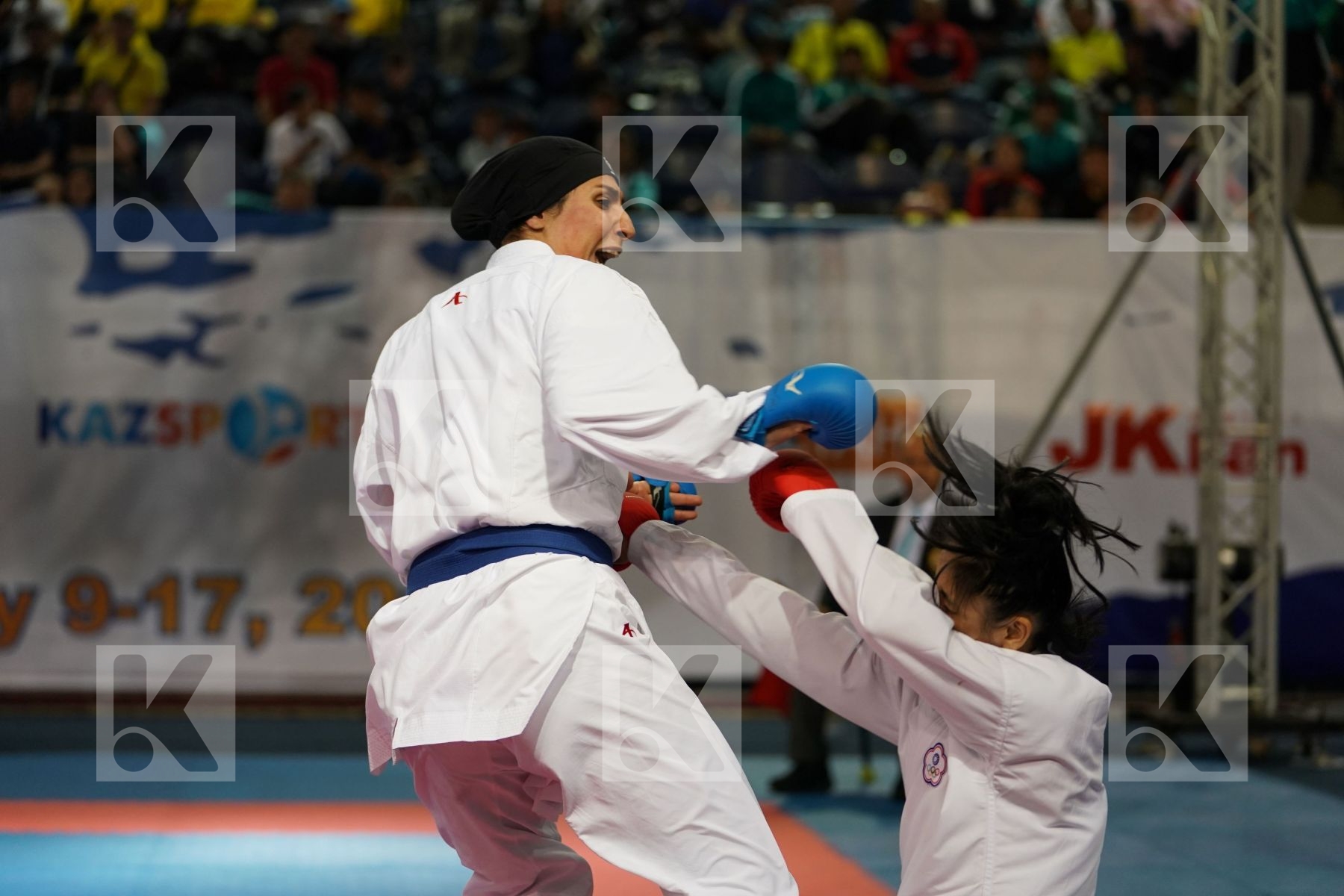 Chinese Taipei Female team kumite Iran  islamic republic of